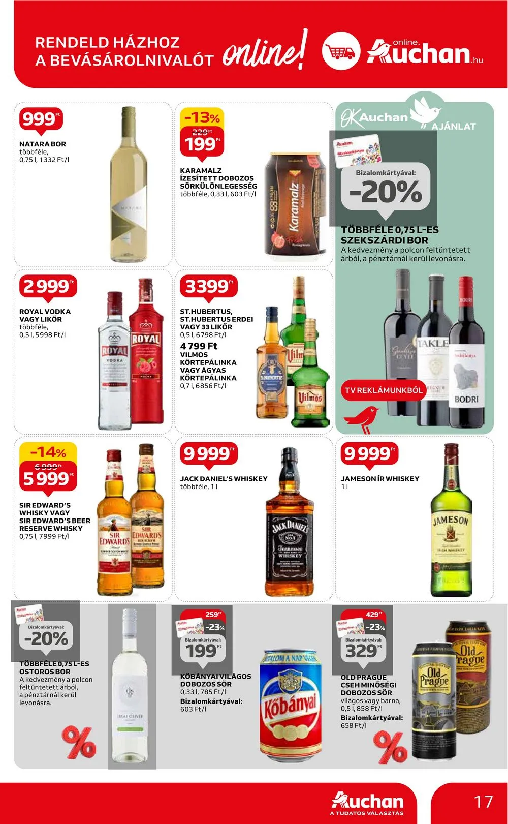 Auchan akciós újság Hipermarket 01.11–01.17 – 17. oldal