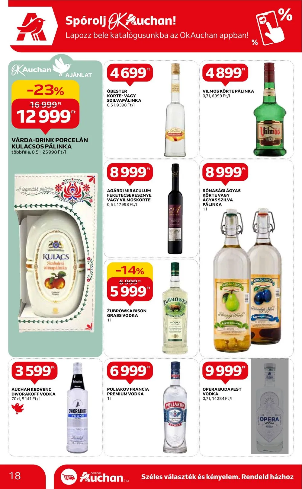 Auchan akciós újság Hipermarket 01.11–01.17 – 18. oldal
