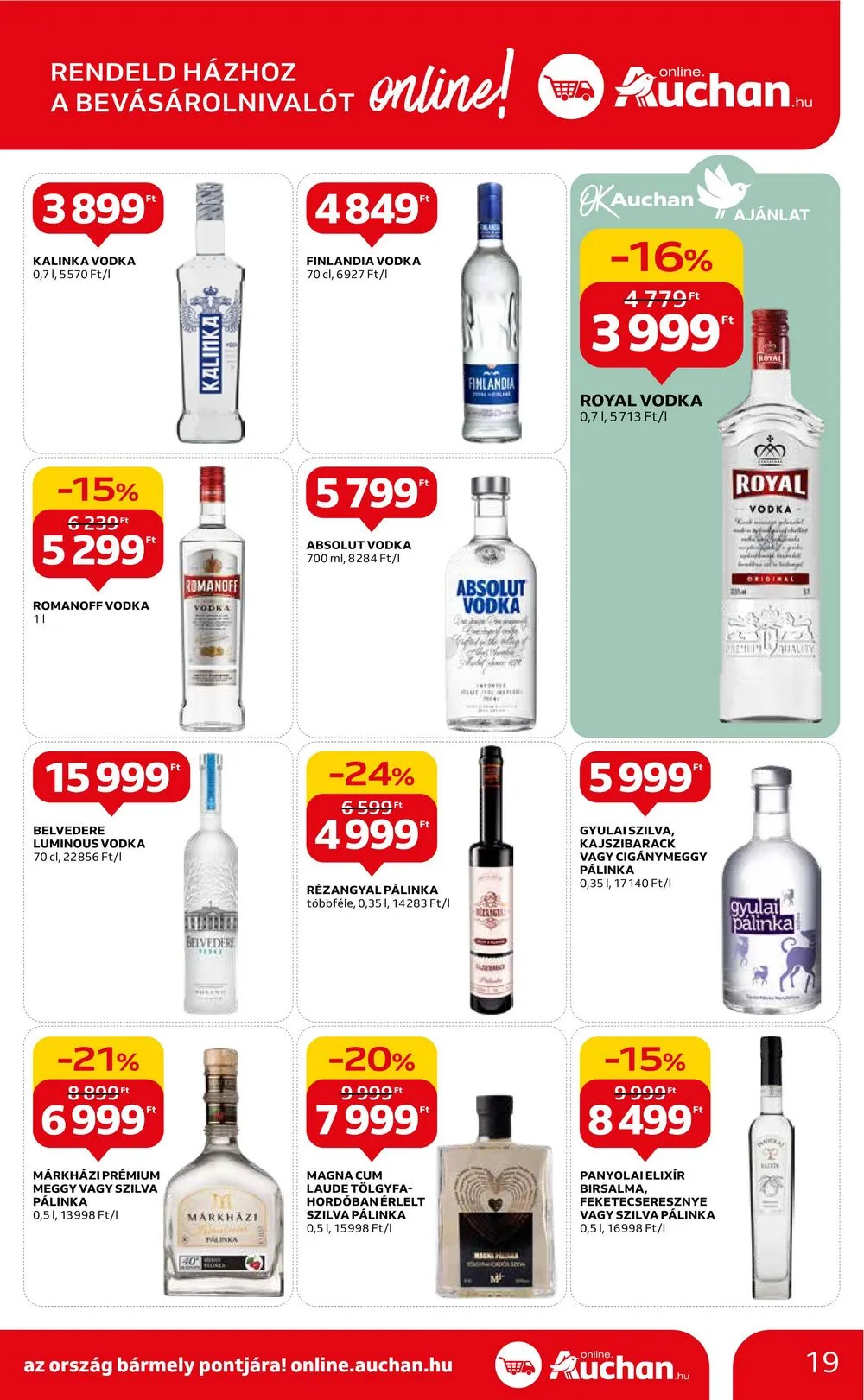 Auchan akciós újság Hipermarket 01.11–01.17 – 19. oldal