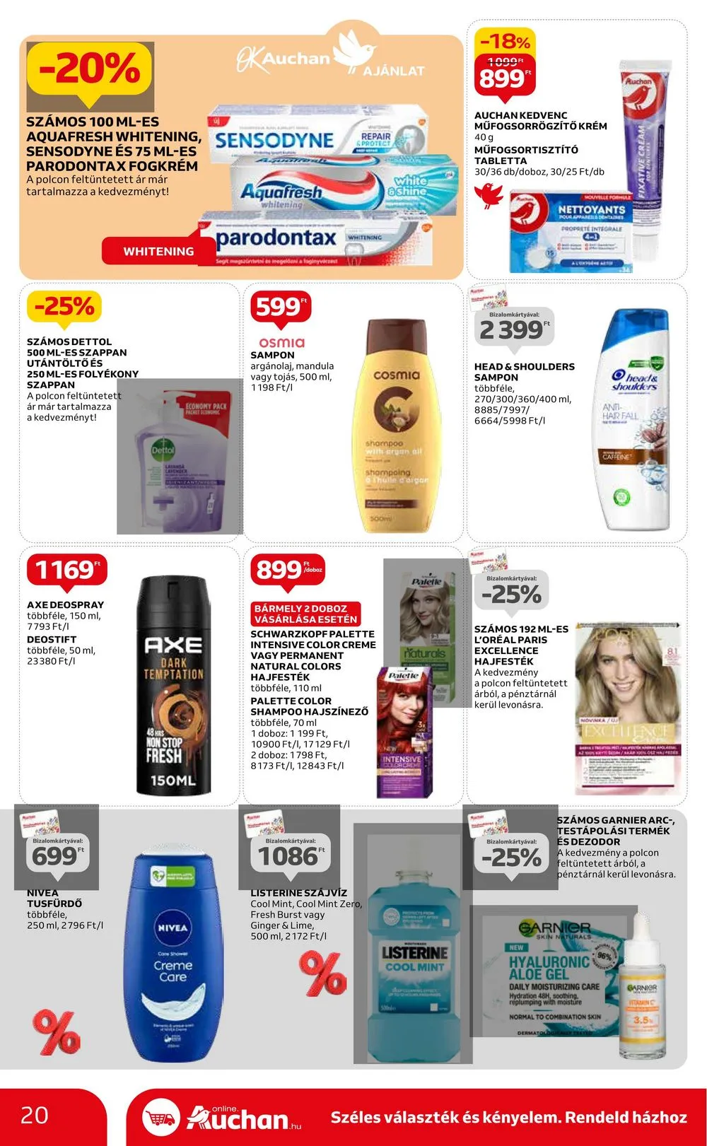 Auchan akciós újság Hipermarket 01.11–01.17 – 20. oldal