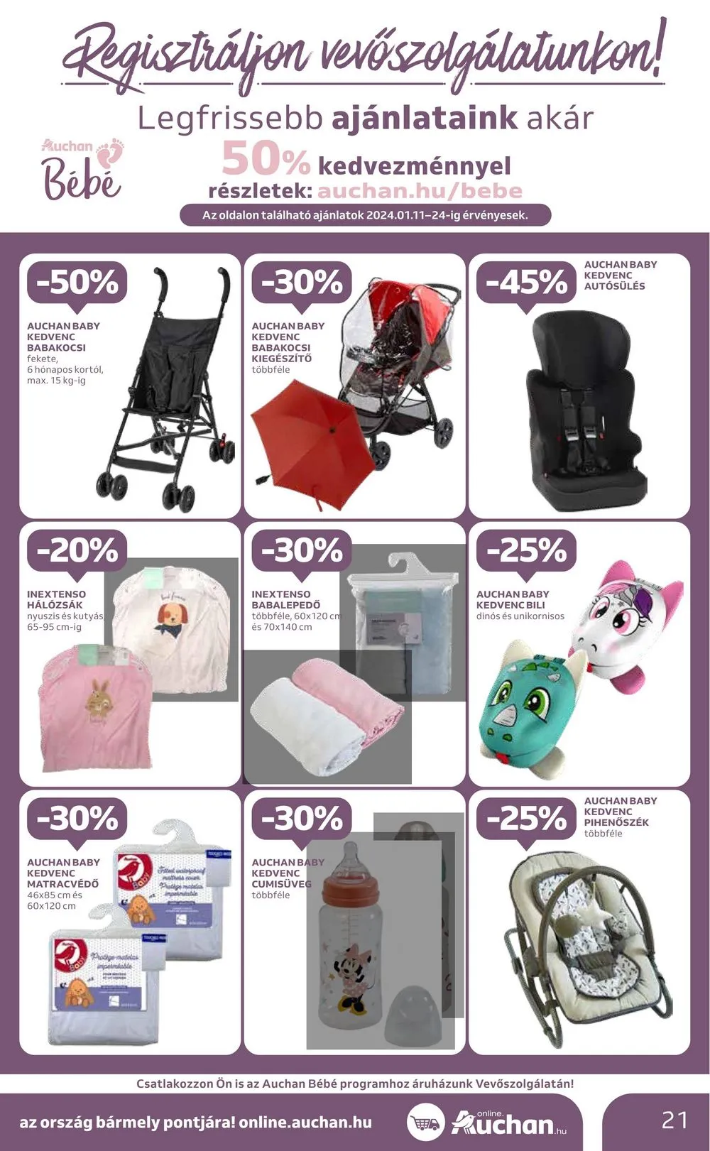 Auchan akciós újság Hipermarket 01.11–01.17 – 21. oldal