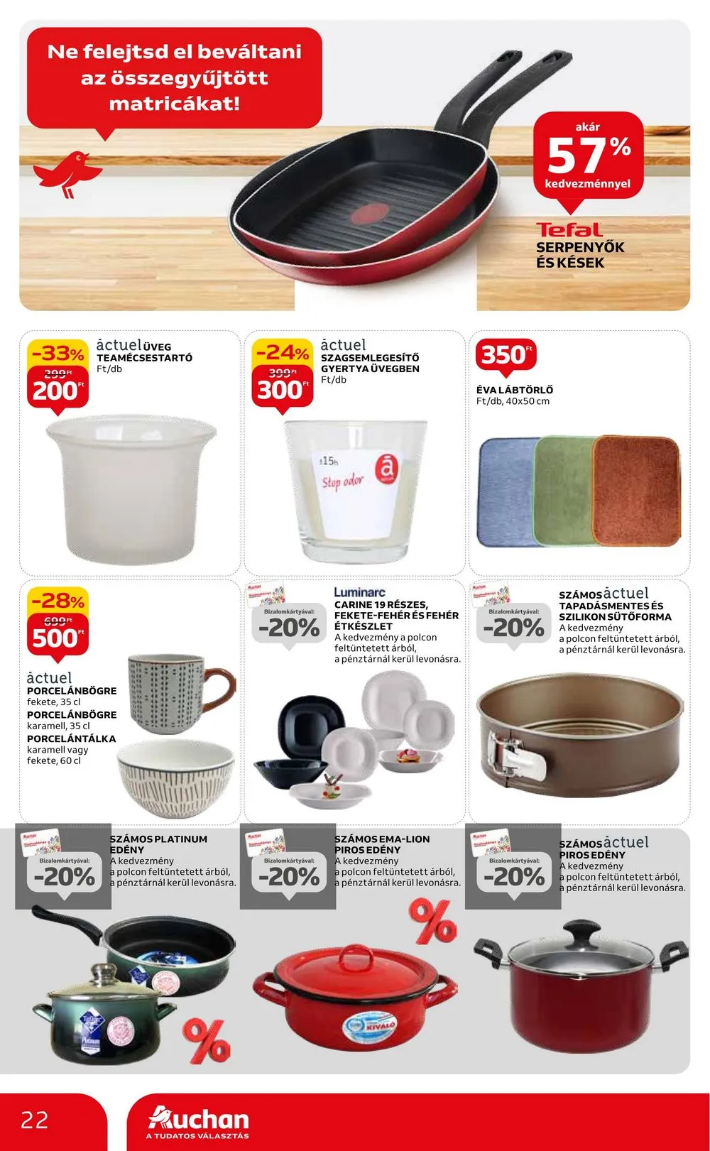 Auchan akciós újság Hipermarket 01.11–01.17 – 22. oldal
