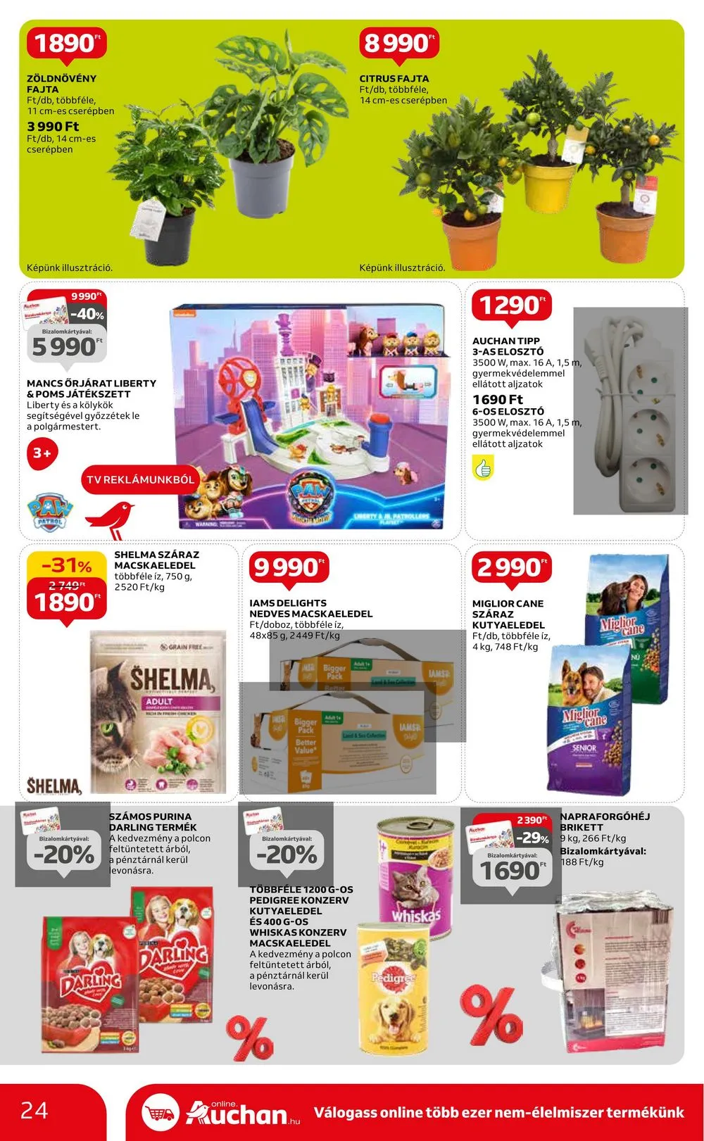 Auchan akciós újság Hipermarket 01.11–01.17 – 24. oldal