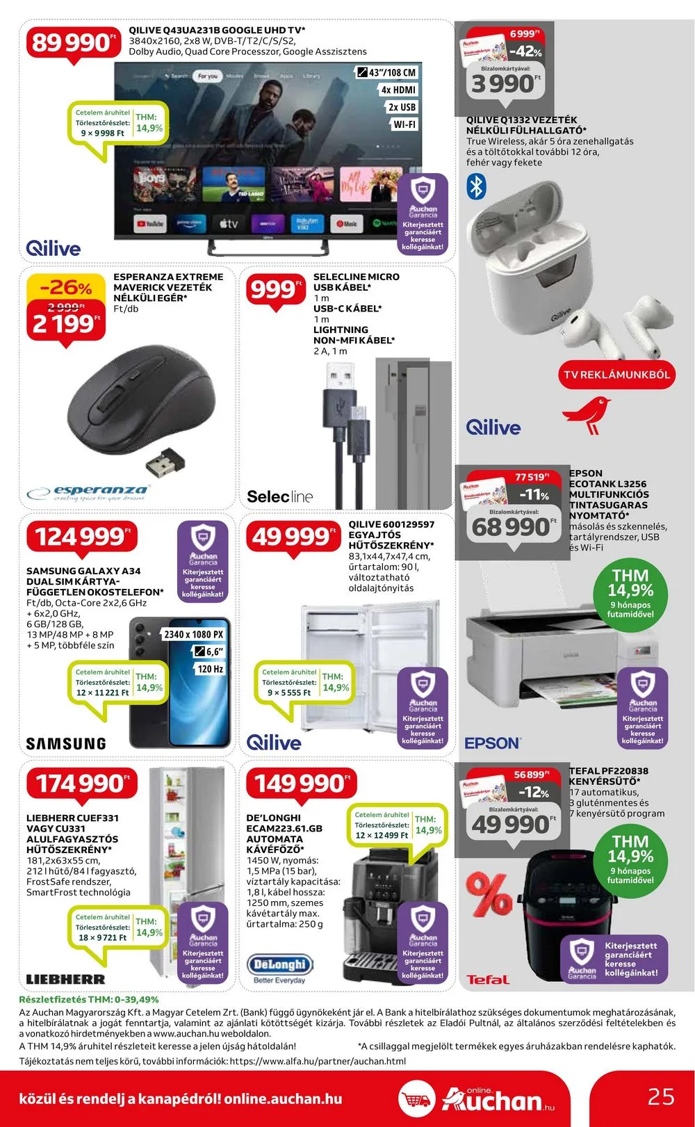 Auchan akciós újság Hipermarket 01.11–01.17 – 25. oldal