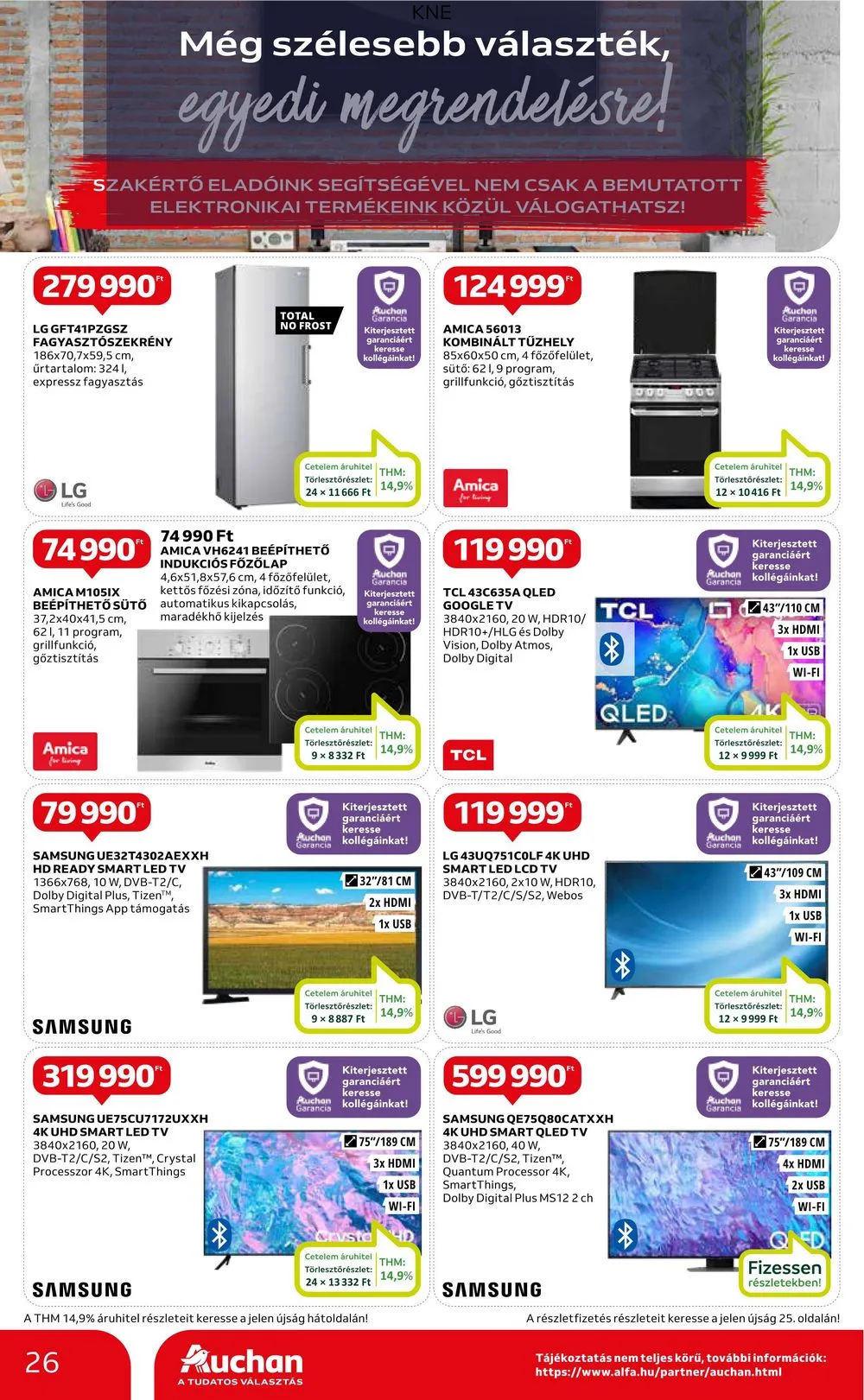 Auchan akciós újság Hipermarket 01.11–01.17 – 26. oldal