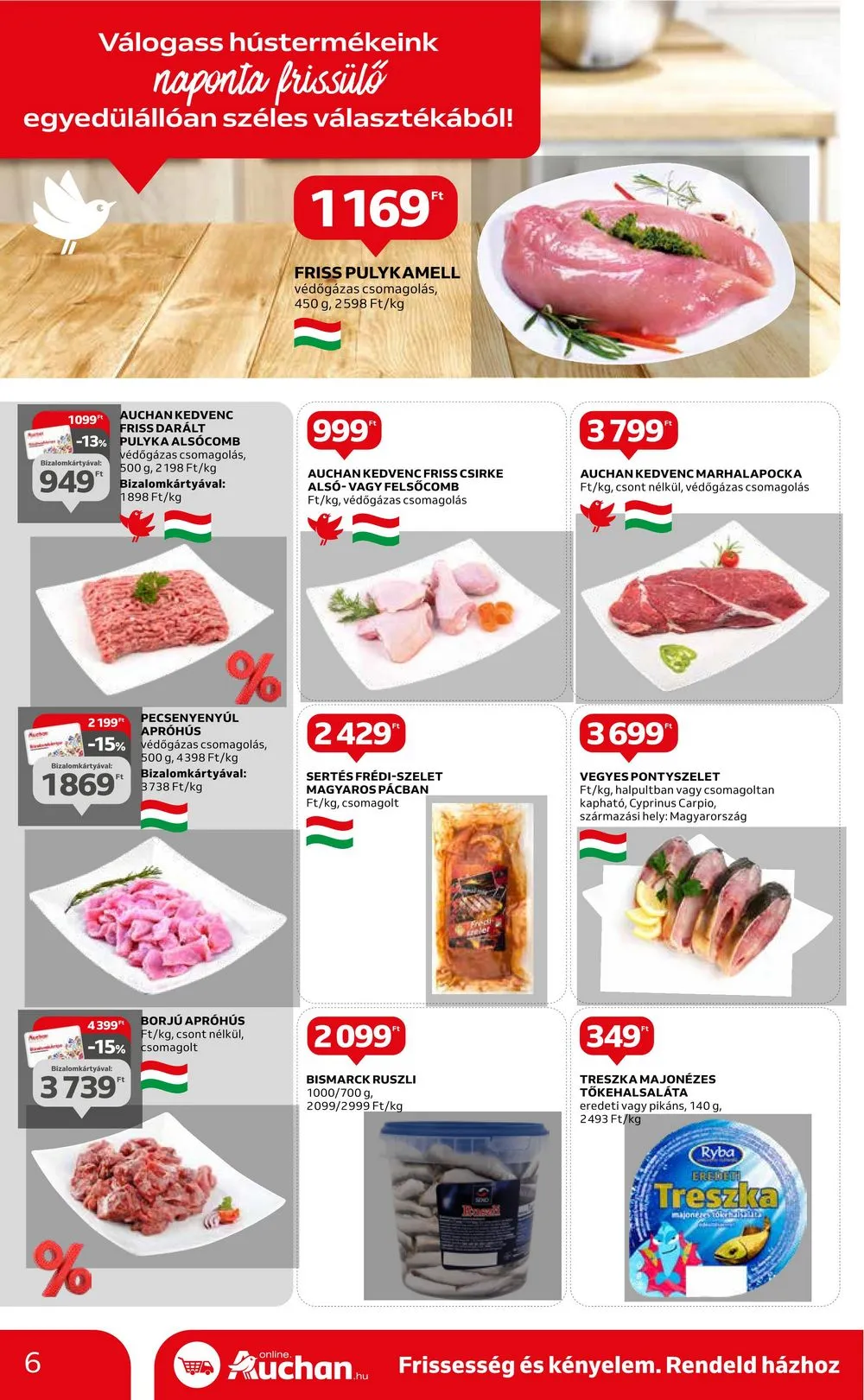 Auchan akciós újság Hipermarket 01.11–01.17 – 6. oldal