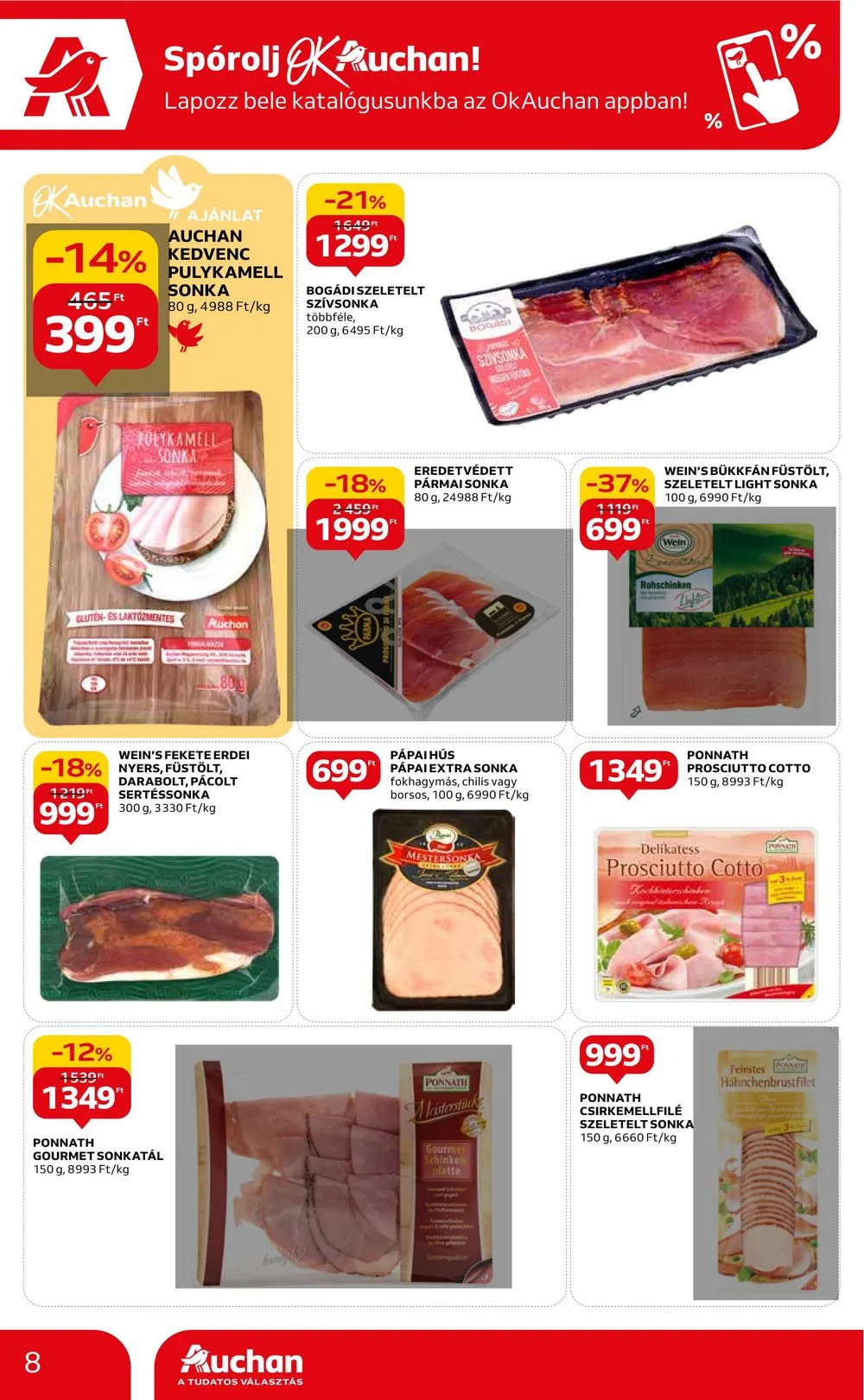 Auchan akciós újság Hipermarket 01.11–01.17 – 8. oldal