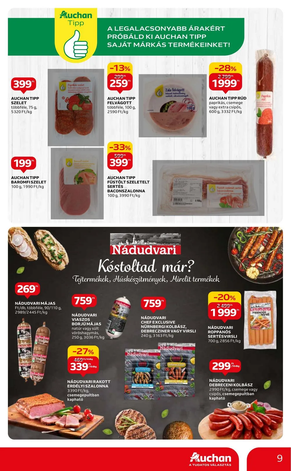 Auchan akciós újság Hipermarket 01.11–01.17 – 9. oldal