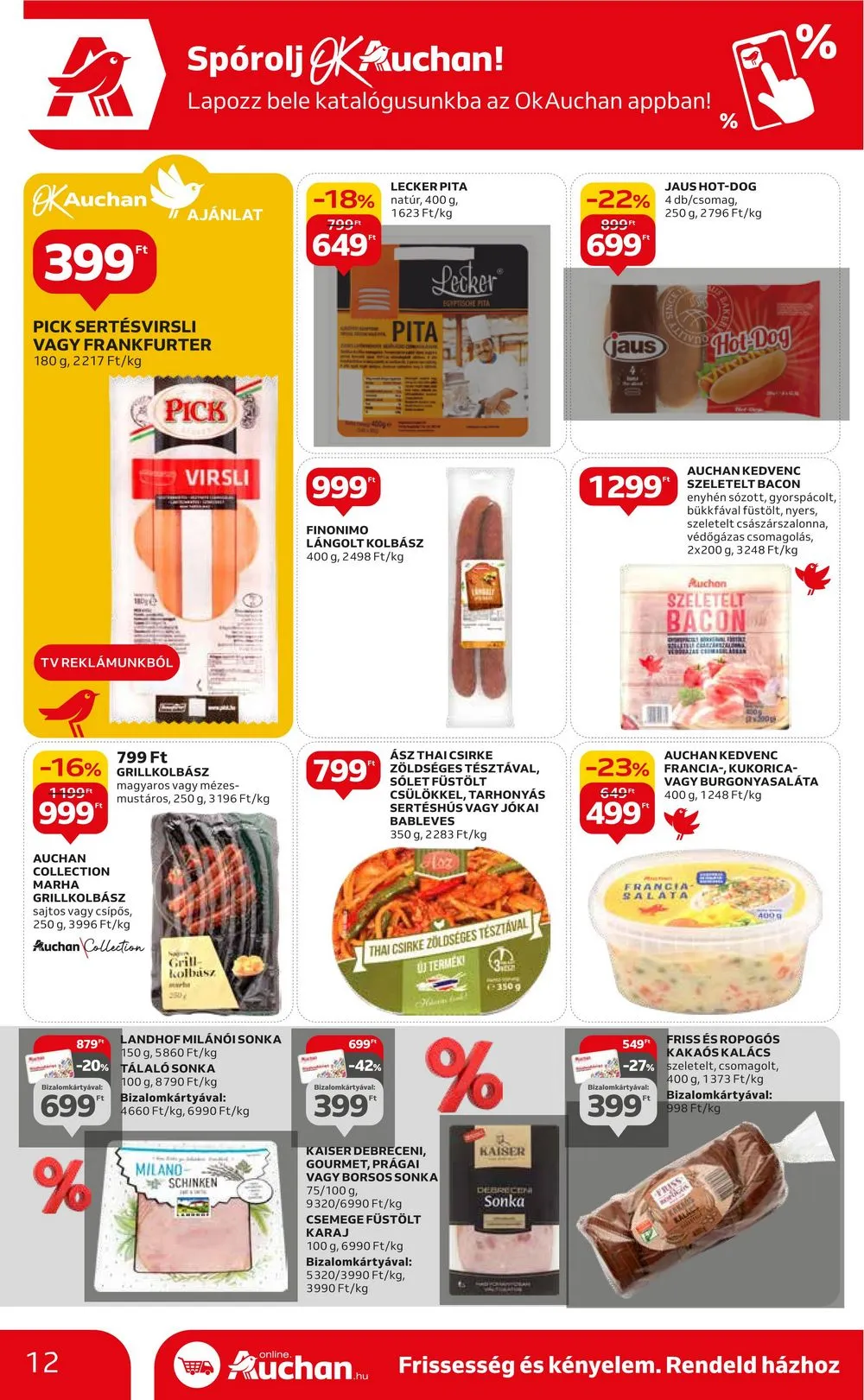 Auchan akciós újság Hipermarket 01.18–01.24 – 12. oldal