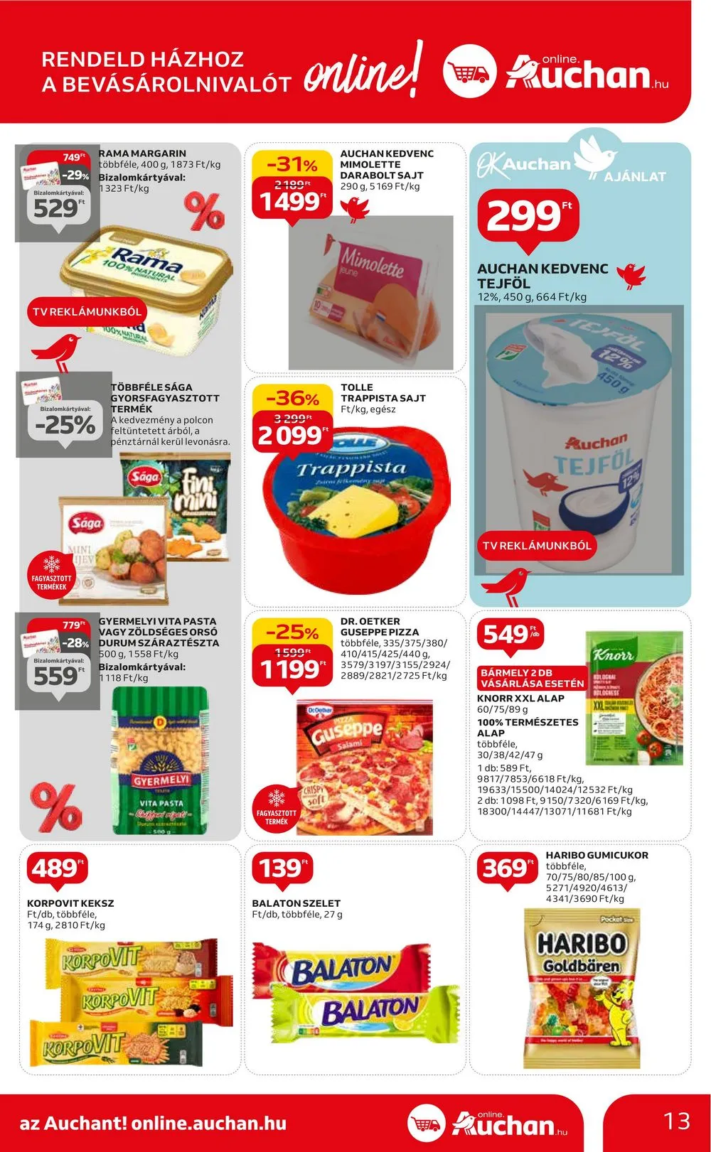 Auchan akciós újság Hipermarket 01.18–01.24 – 13. oldal