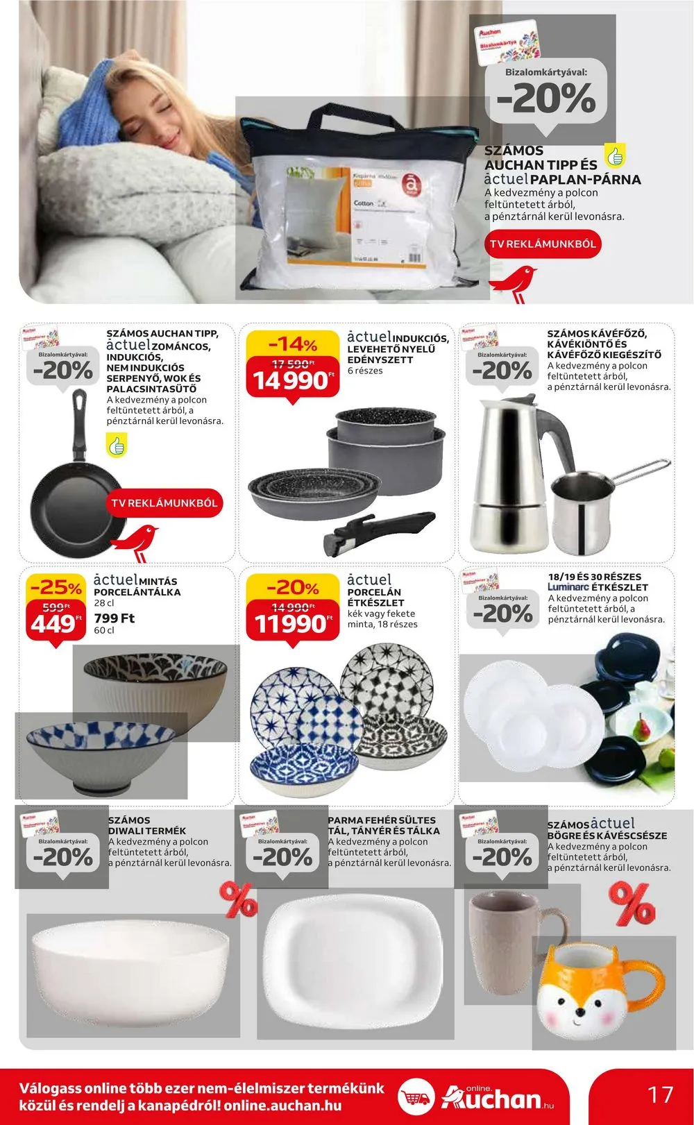 Auchan akciós újság Hipermarket 01.18–01.24 – 17. oldal