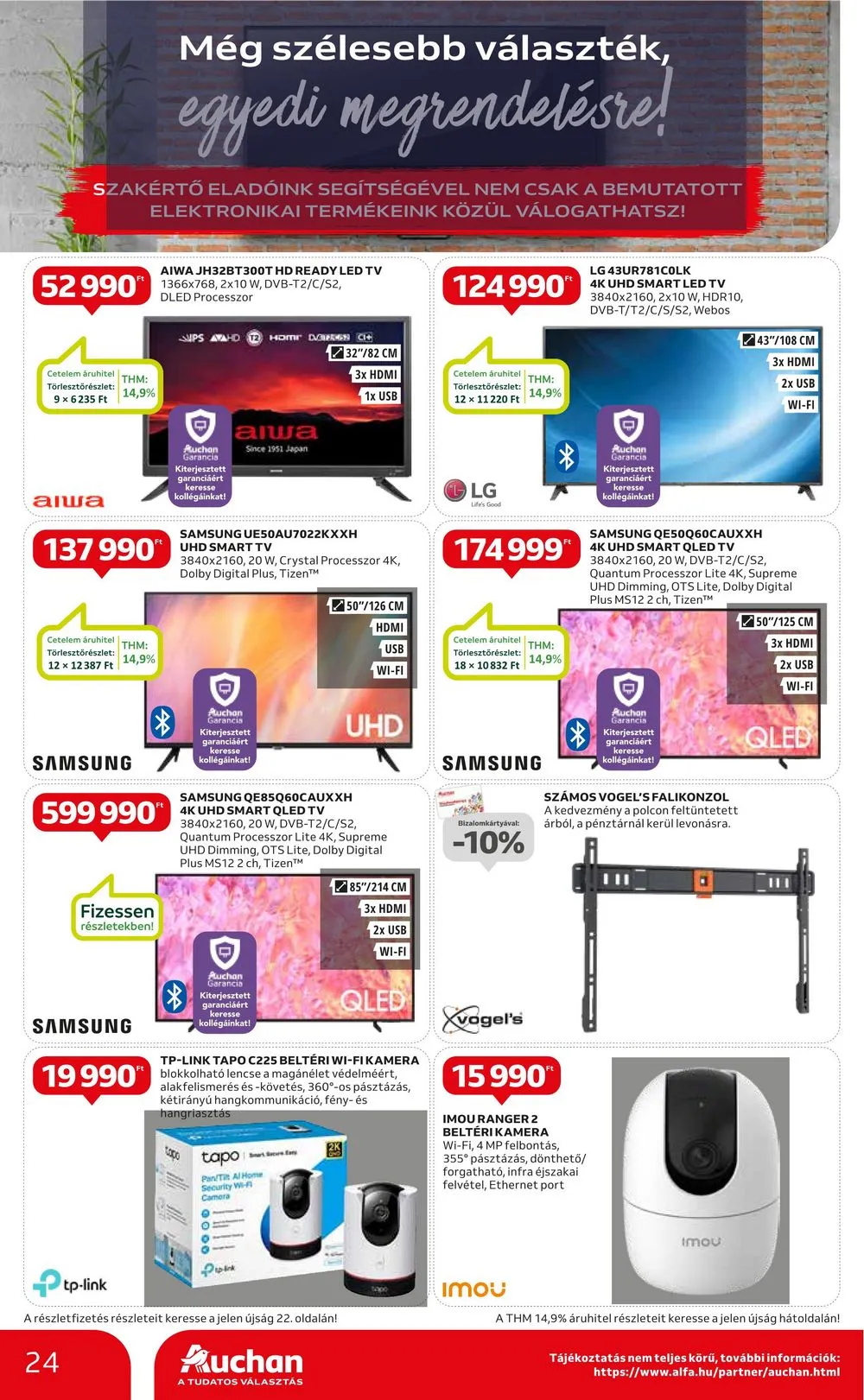Auchan akciós újság Hipermarket 01.18–01.24 – 24. oldal