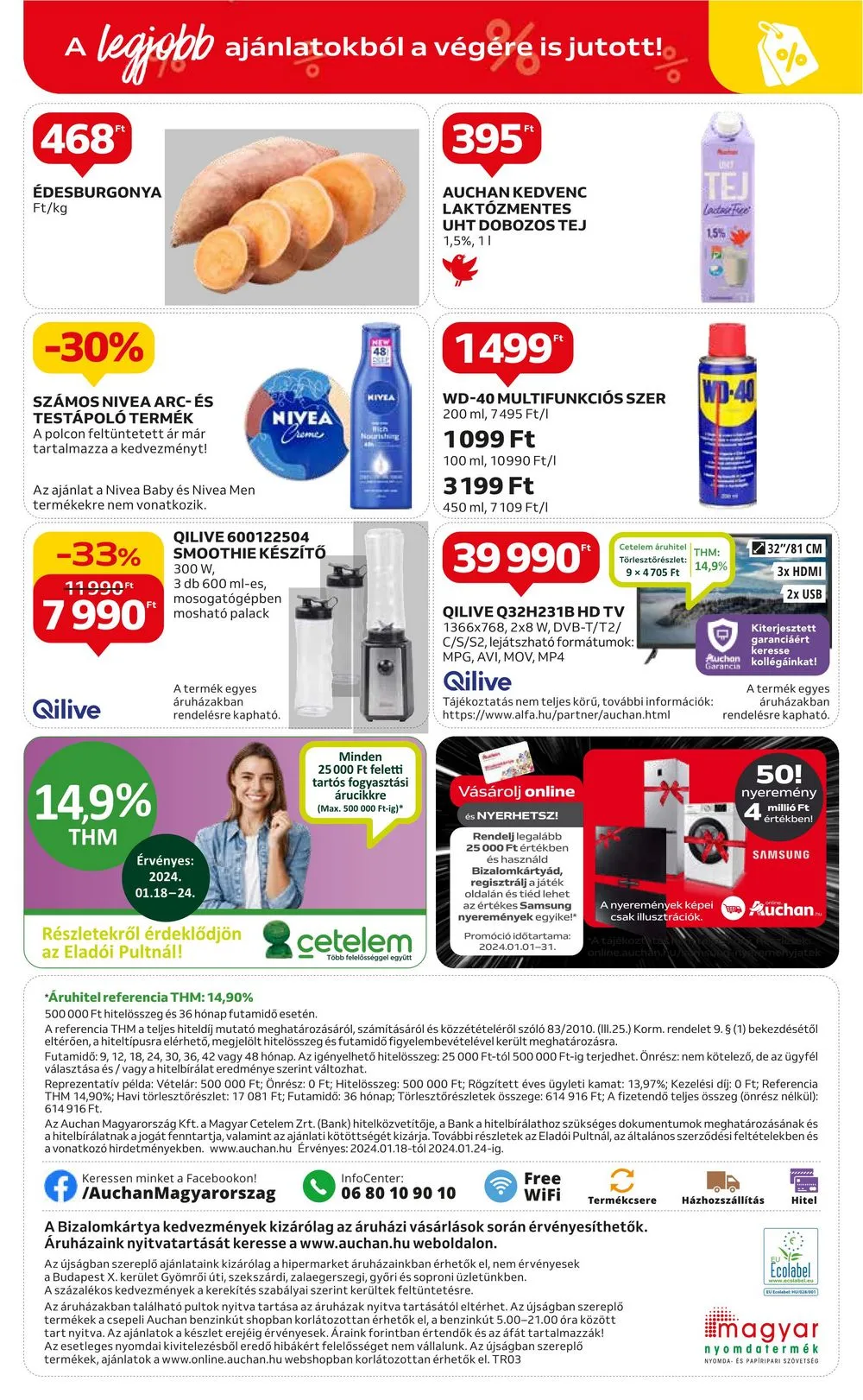 Auchan akciós újság Hipermarket 01.18–01.24 – 26. oldal