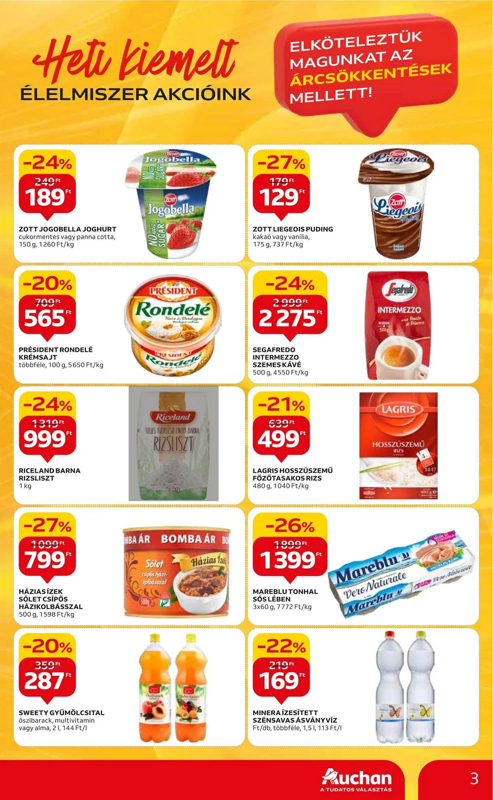 Auchan akciós újság Hipermarket 01.18–01.24 – 3. oldal