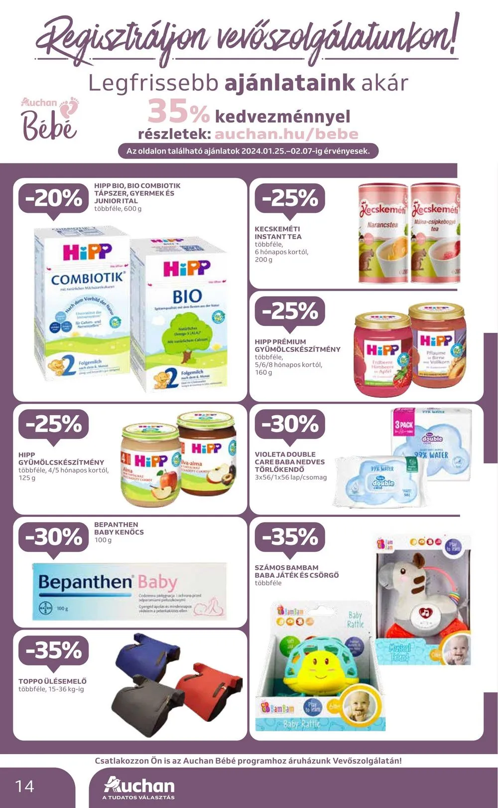 Auchan akciós újság Hipermarket 01.25–01.31 – 14. oldal
