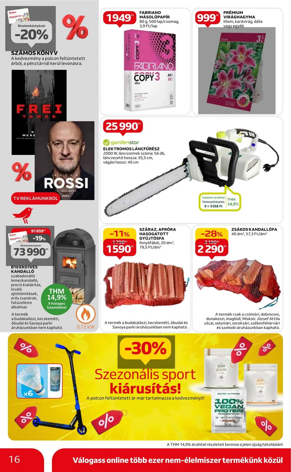 Auchan akciós újság Hipermarket 01.25–01.31 – 16. oldal
