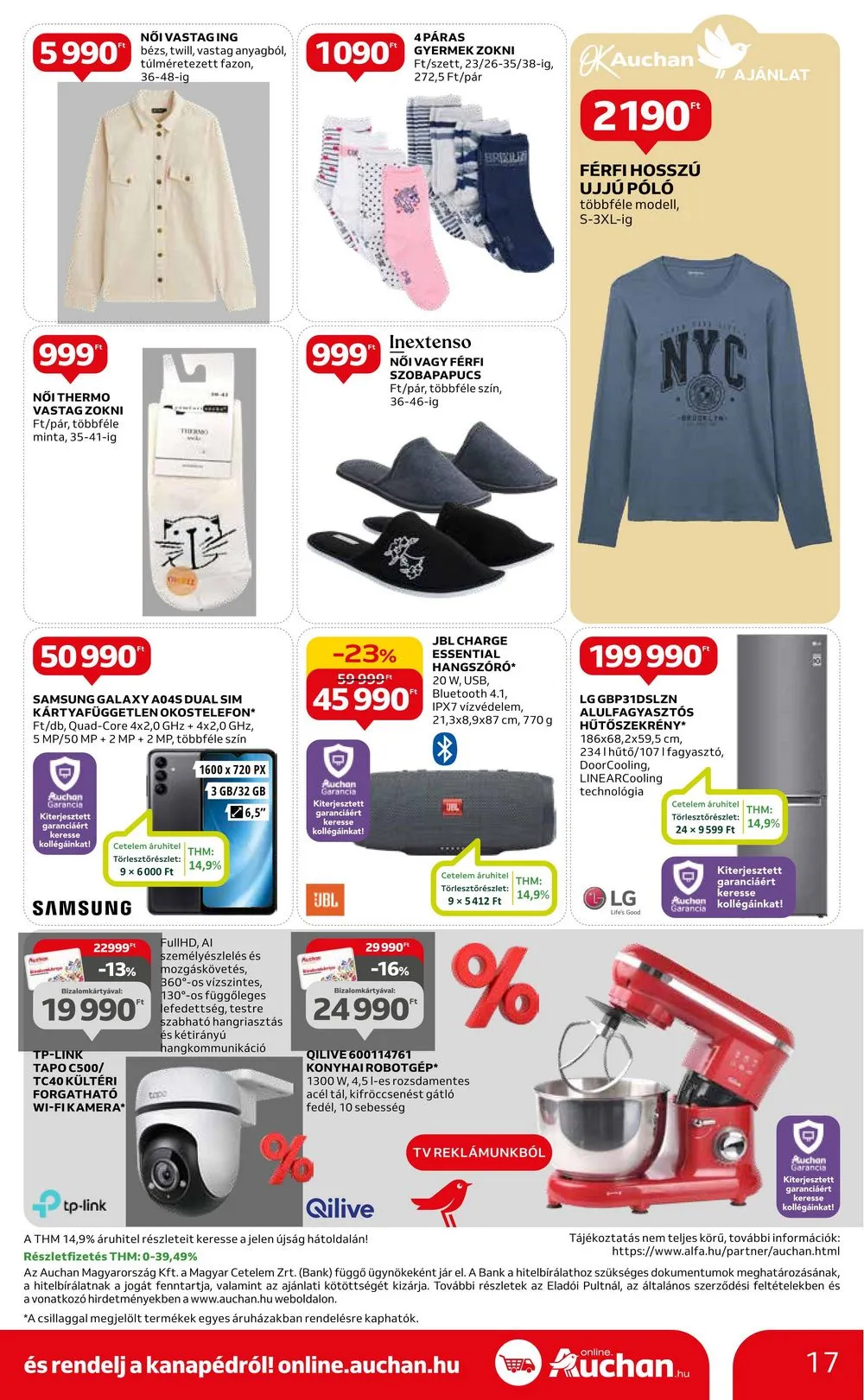Auchan akciós újság Hipermarket 01.25–01.31 – 17. oldal