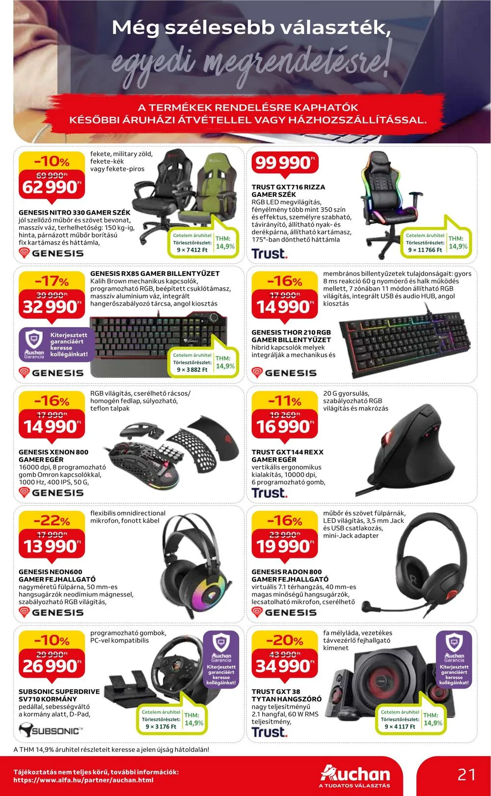 Auchan akciós újság Hipermarket 01.25–01.31 – 21. oldal