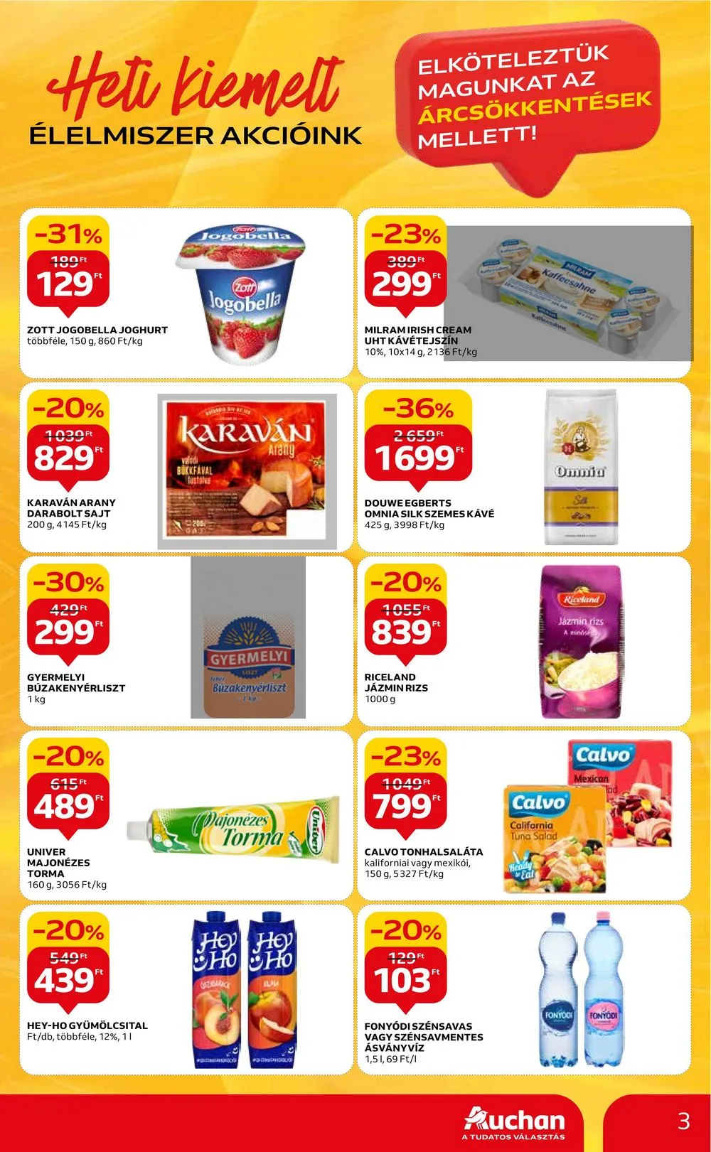 Auchan akciós újság Hipermarket 01.25–01.31 – 3. oldal
