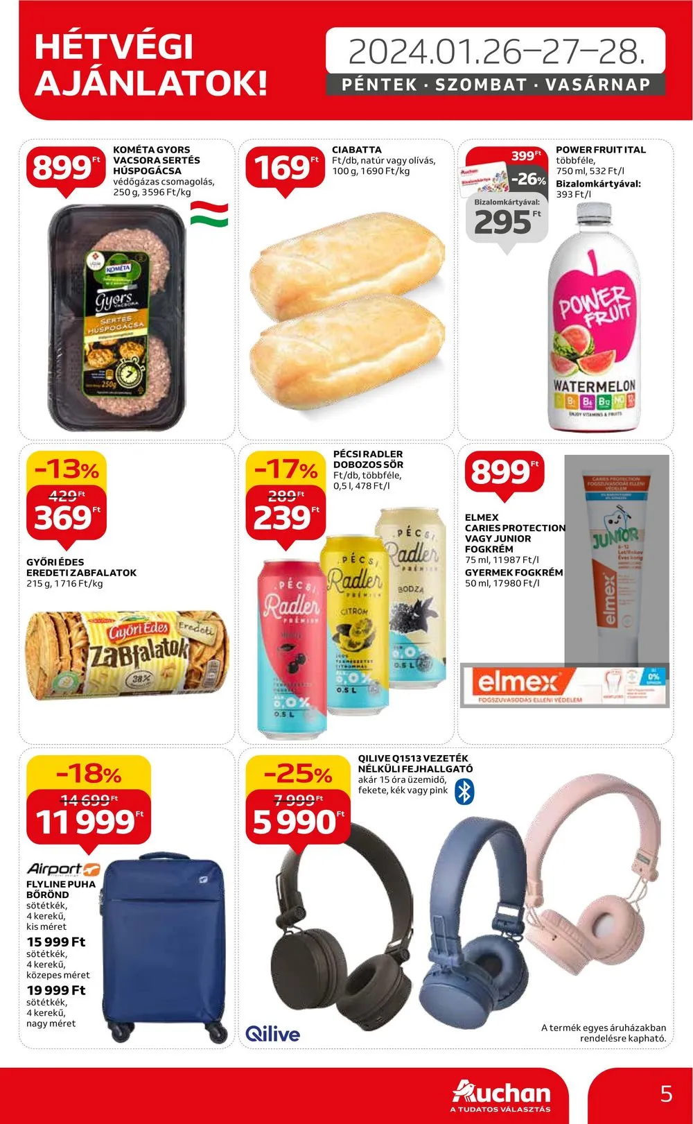 Auchan akciós újság Hipermarket 01.25–01.31 – 5. oldal