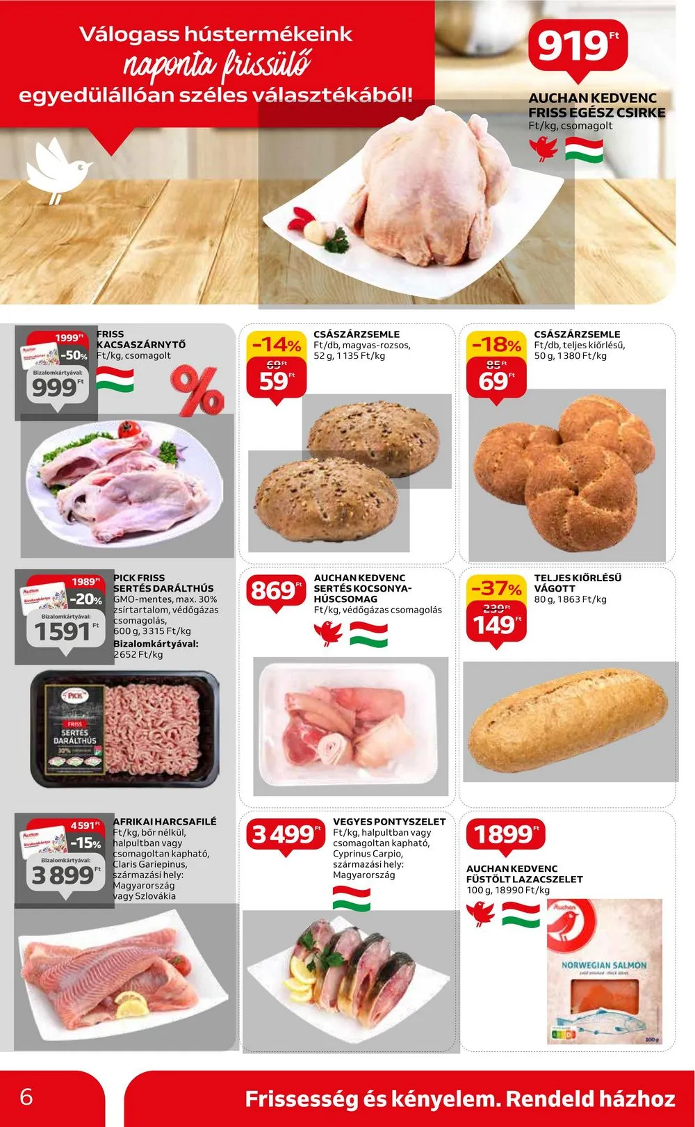 Auchan akciós újság Hipermarket 01.25–01.31 – 6. oldal
