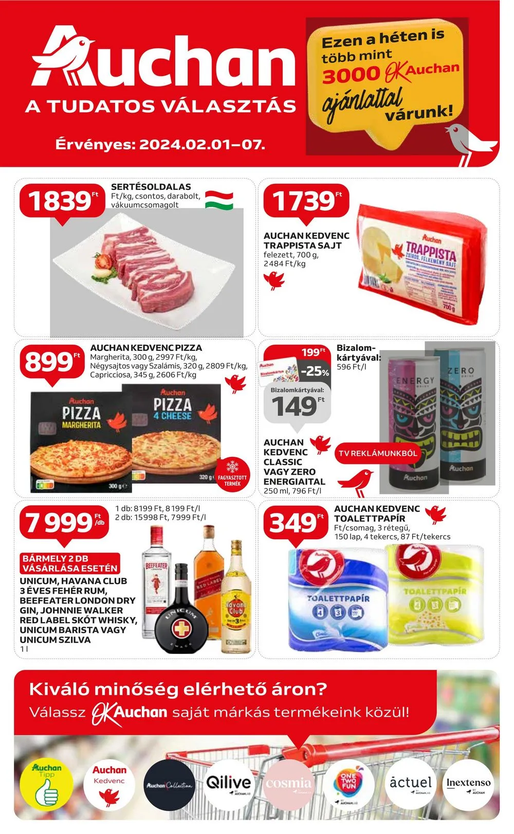 Auchan akciós újság Hipermarket 02.01–02.07