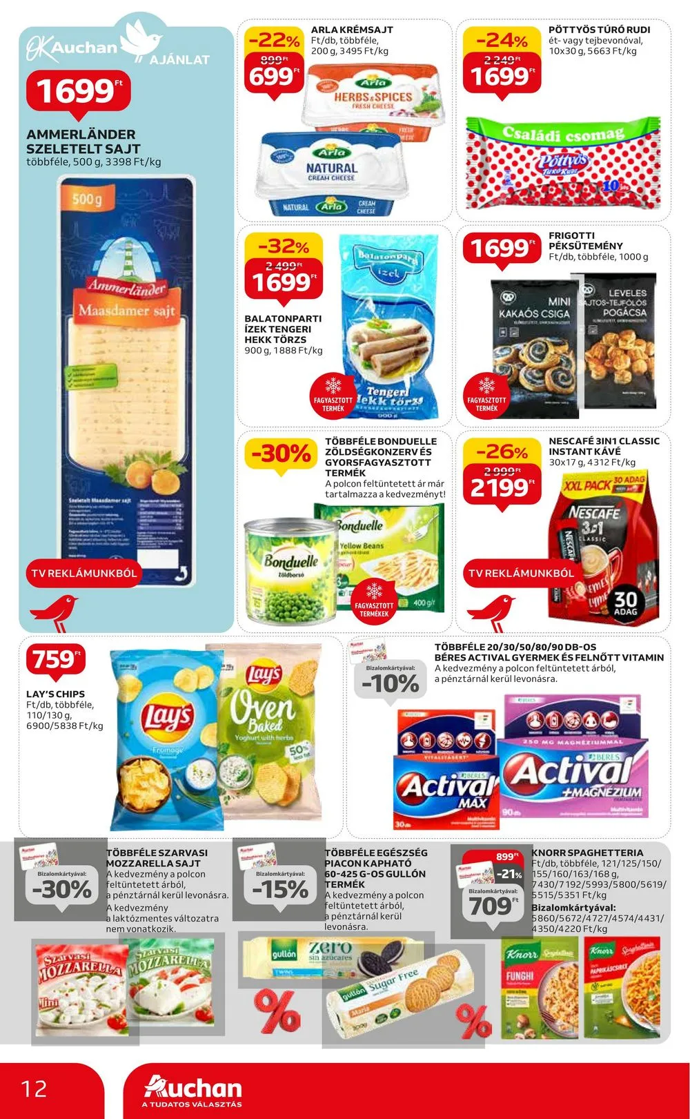 Auchan akciós újság Hipermarket 02.01–02.07 – 12. oldal