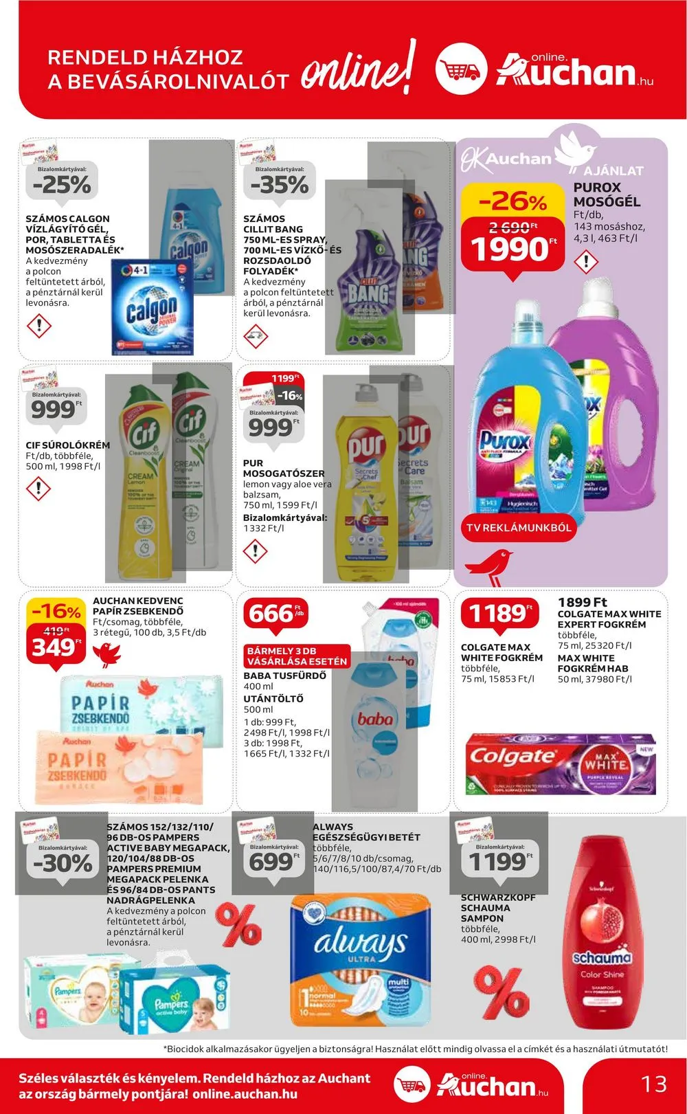 Auchan akciós újság Hipermarket 02.01–02.07 – 13. oldal