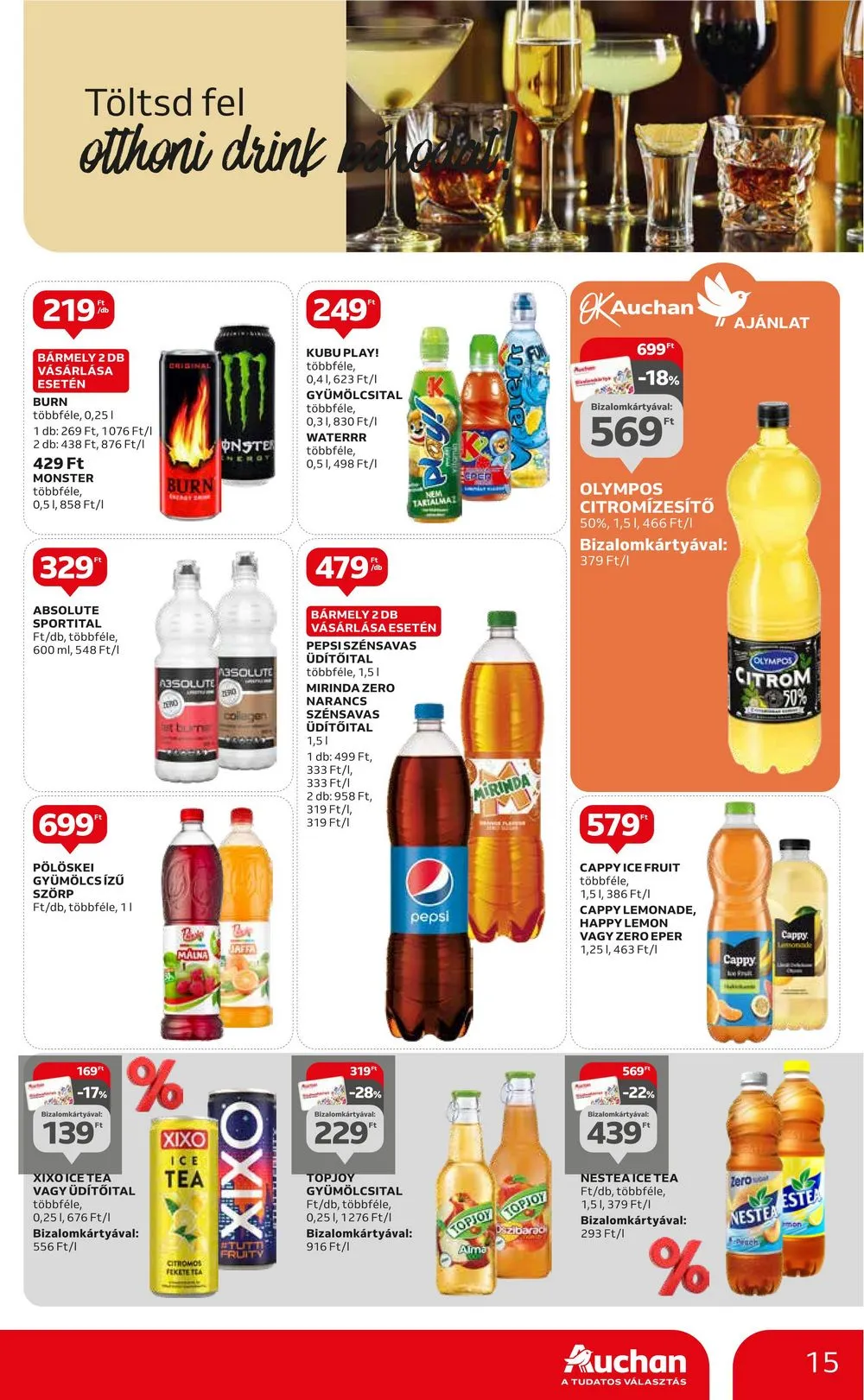 Auchan akciós újság Hipermarket 02.01–02.07 – 15. oldal