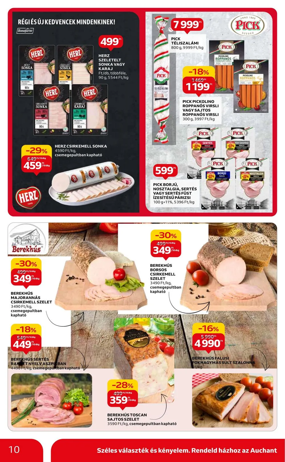 Auchan akciós újság Hipermarket 02.08–02.14 – 10. oldal