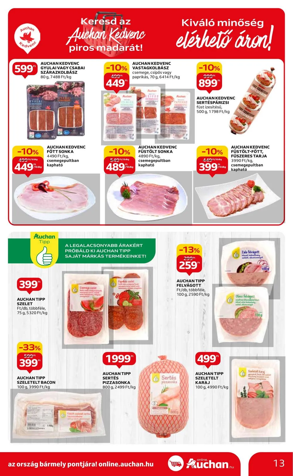 Auchan akciós újság Hipermarket 02.08–02.14 – 13. oldal