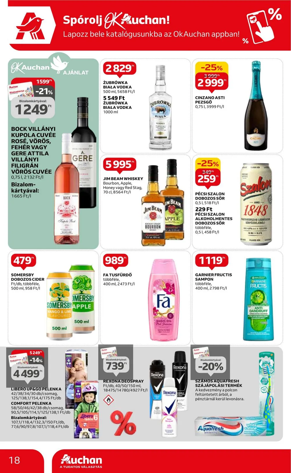 Auchan akciós újság Hipermarket 02.08–02.14 – 18. oldal