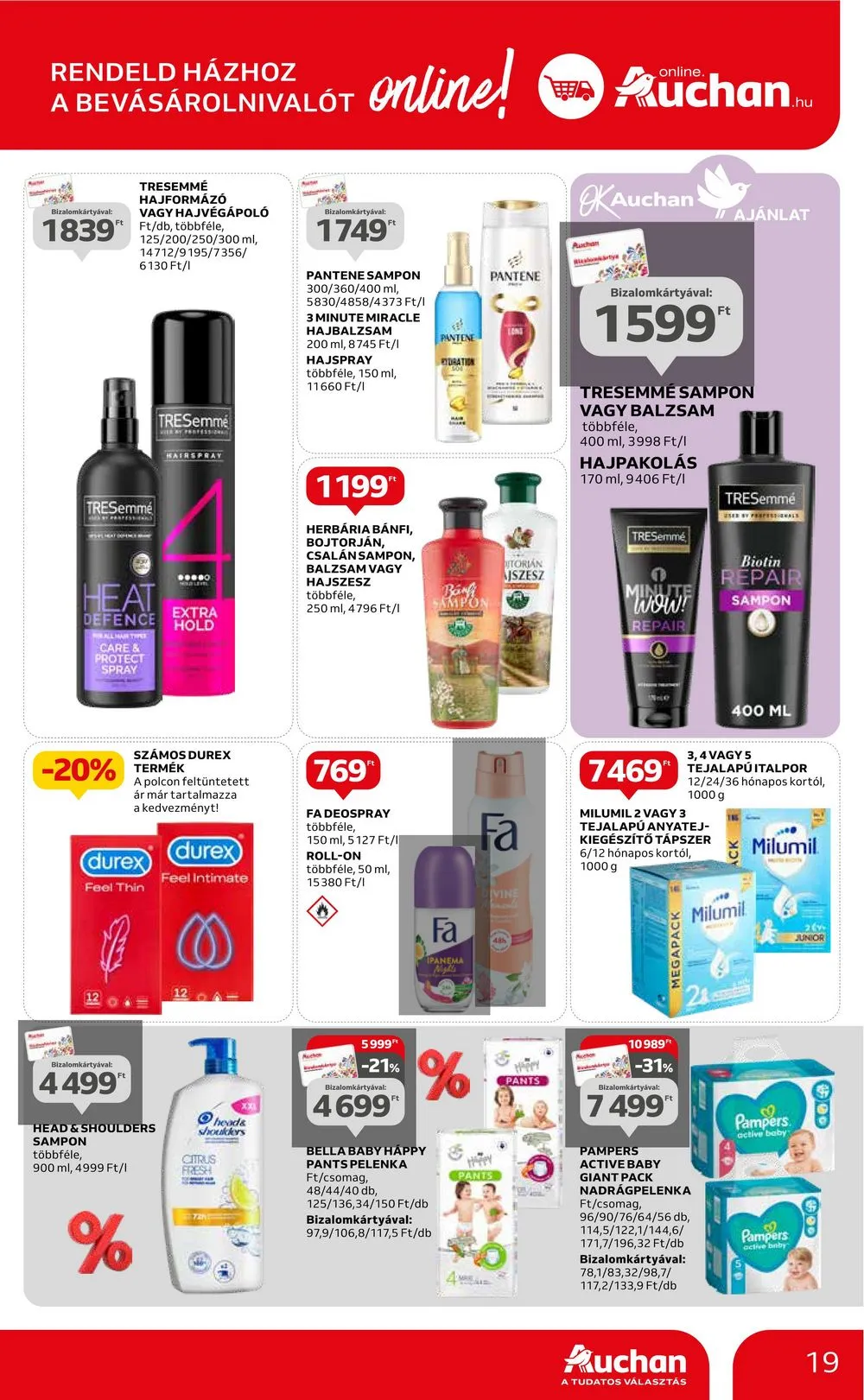 Auchan akciós újság Hipermarket 02.08–02.14 – 19. oldal