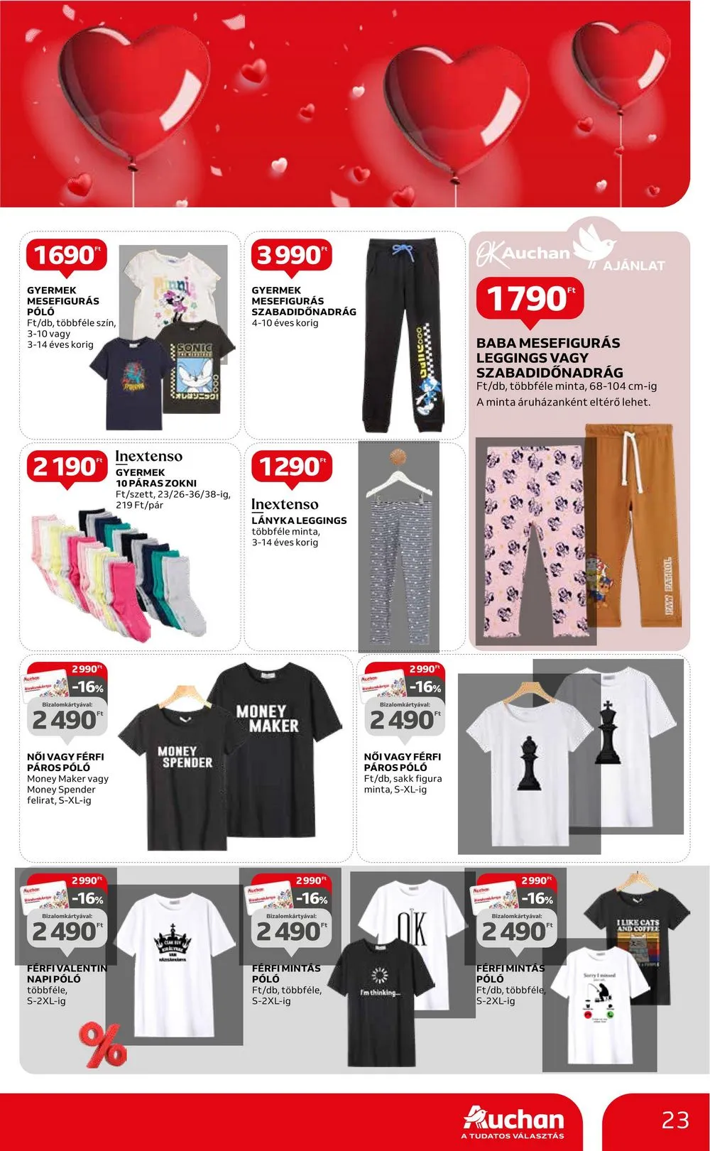 Auchan akciós újság Hipermarket 02.08–02.14 – 23. oldal