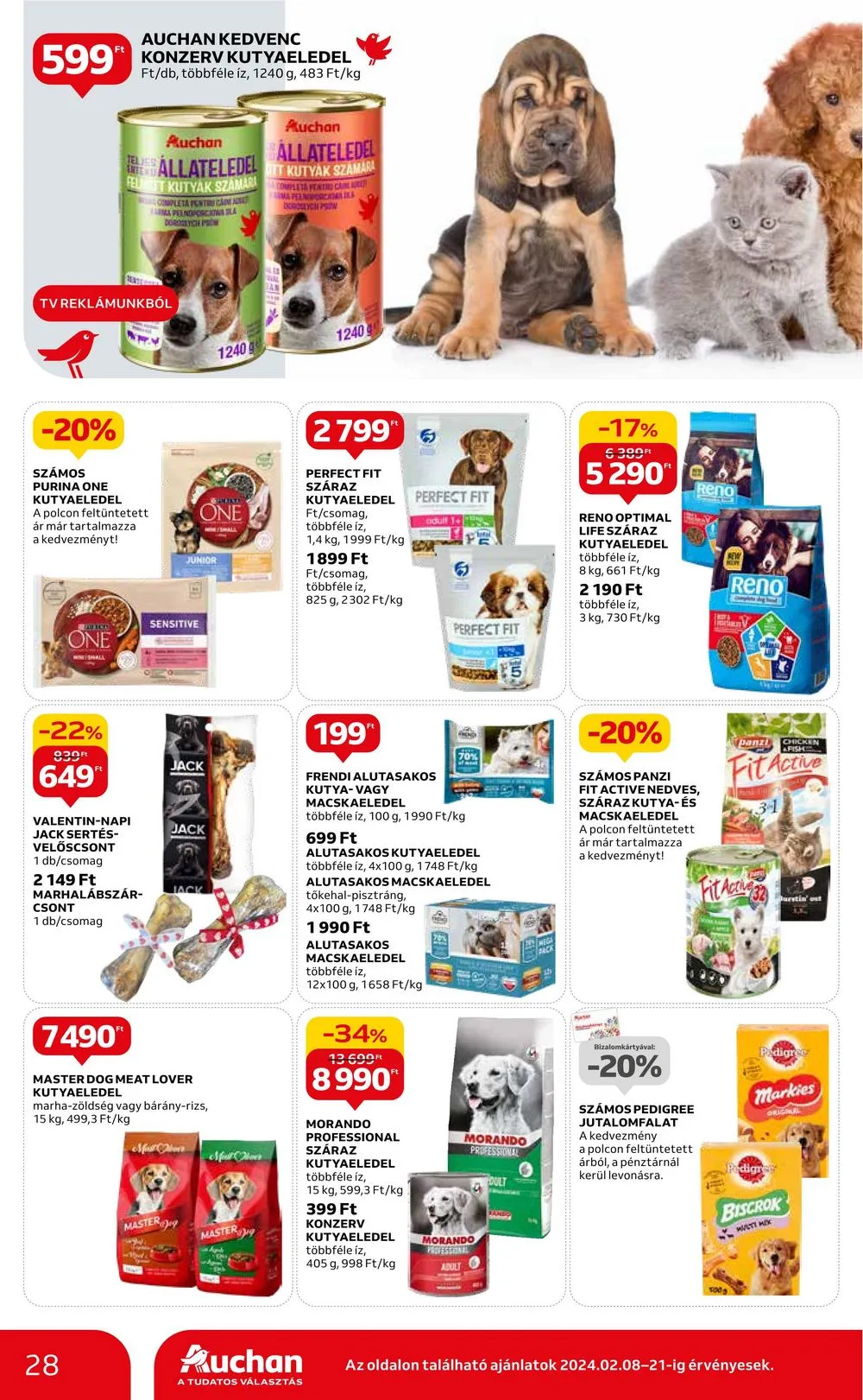 Auchan akciós újság Hipermarket 02.08–02.14 – 28. oldal