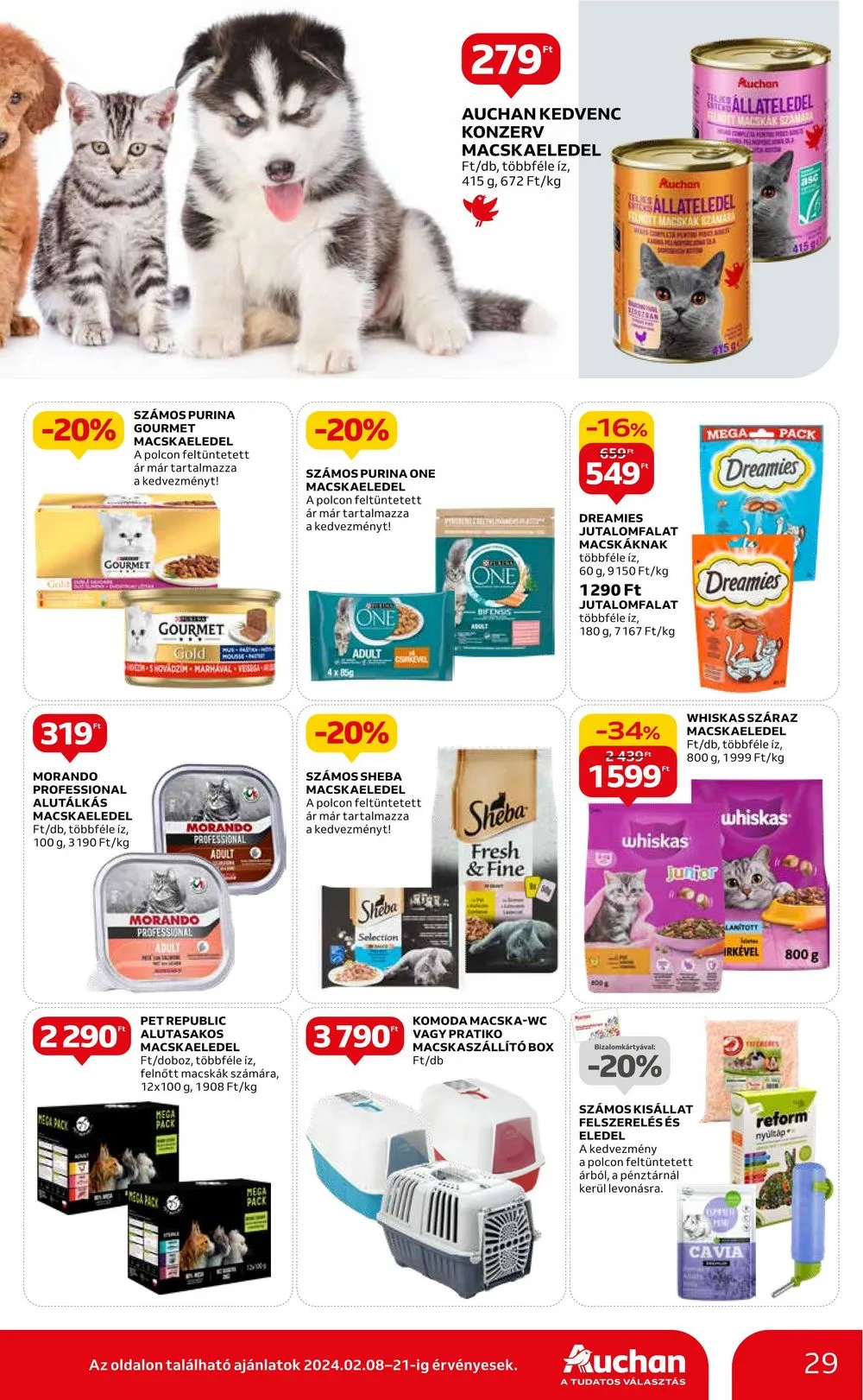 Auchan akciós újság Hipermarket 02.08–02.14 – 29. oldal
