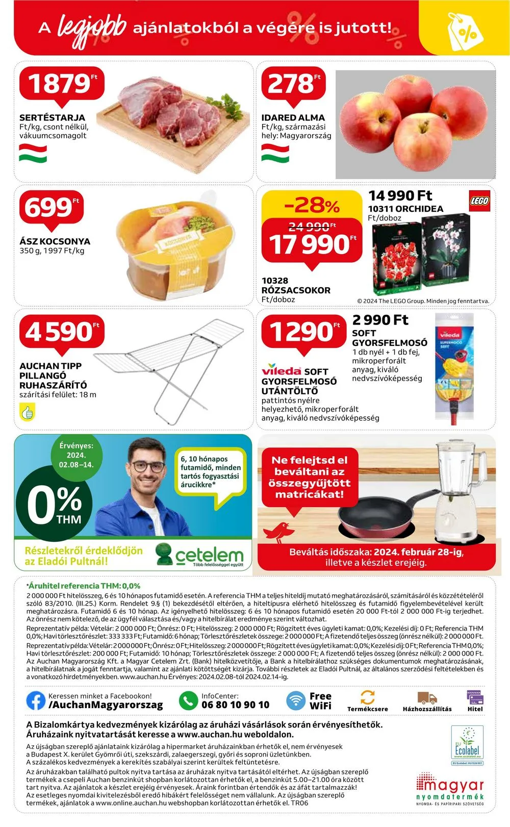 Auchan akciós újság Hipermarket 02.08–02.14 – 32. oldal