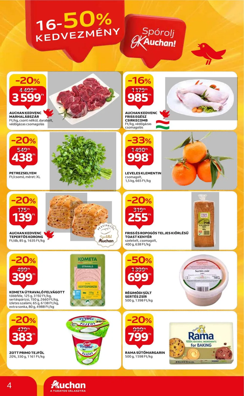 Auchan akciós újság Hipermarket 02.08–02.14 – 4. oldal
