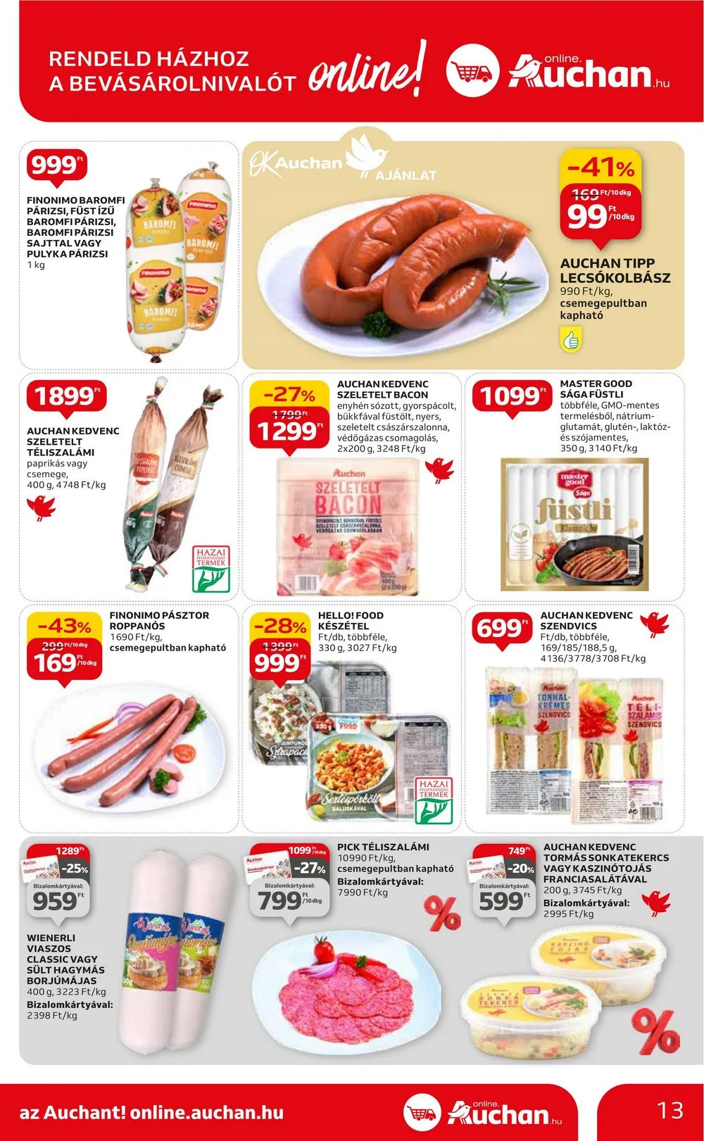 Auchan akciós újság Hipermarket 02.15–02.21 – 13. oldal