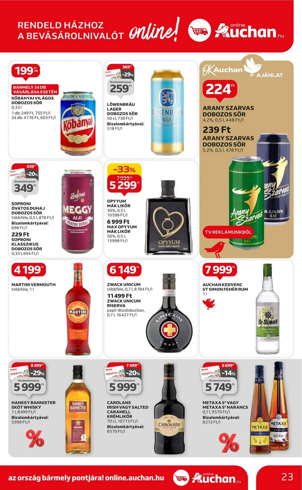 Auchan akciós újság Hipermarket 02.15–02.21 – 23. oldal