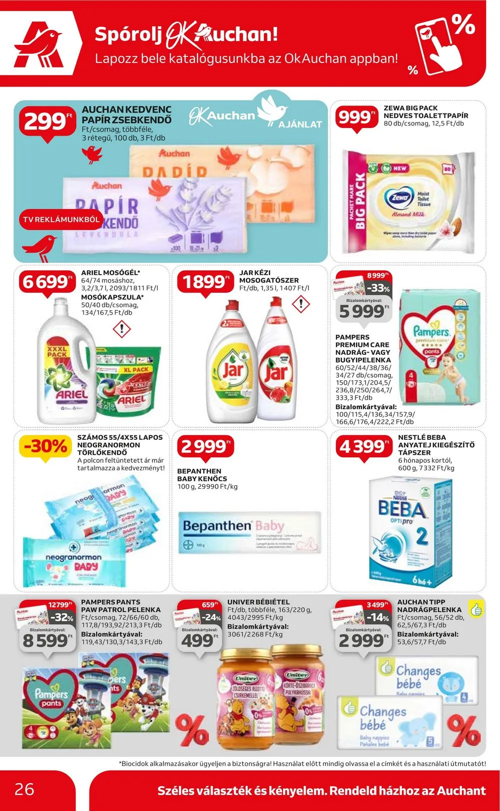 Auchan akciós újság Hipermarket 02.15–02.21 – 26. oldal