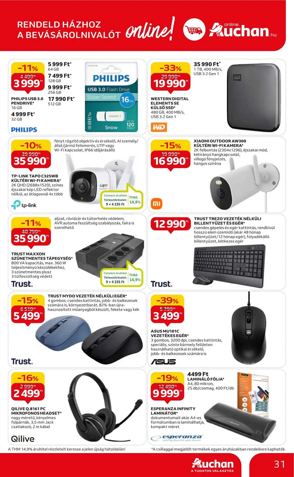 Auchan akciós újság Hipermarket 02.15–02.21 – 31. oldal