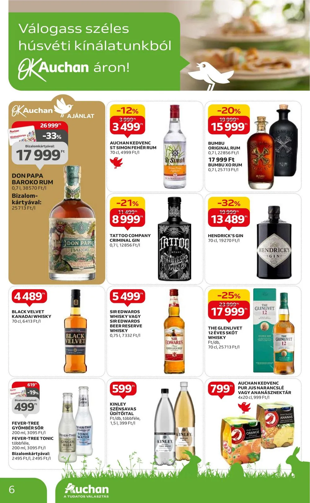 Auchan akciós újság Hipermarket 02.15–02.21 – 6. oldal