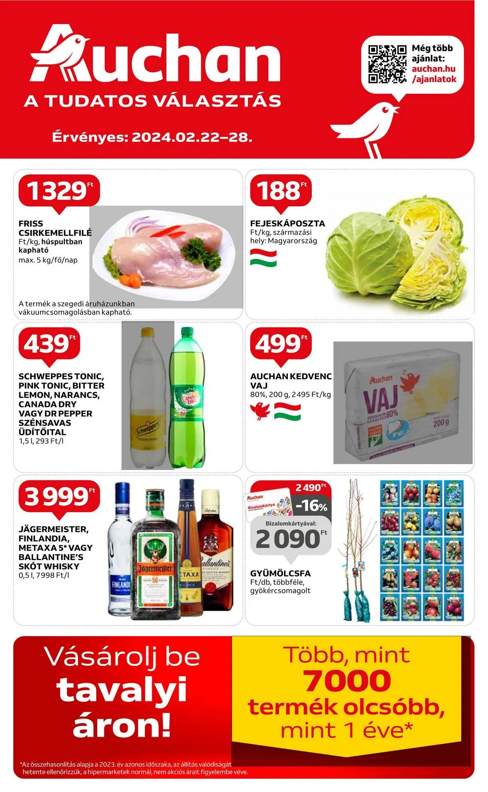 Auchan akciós újság Hipermarket 02.22–02.28