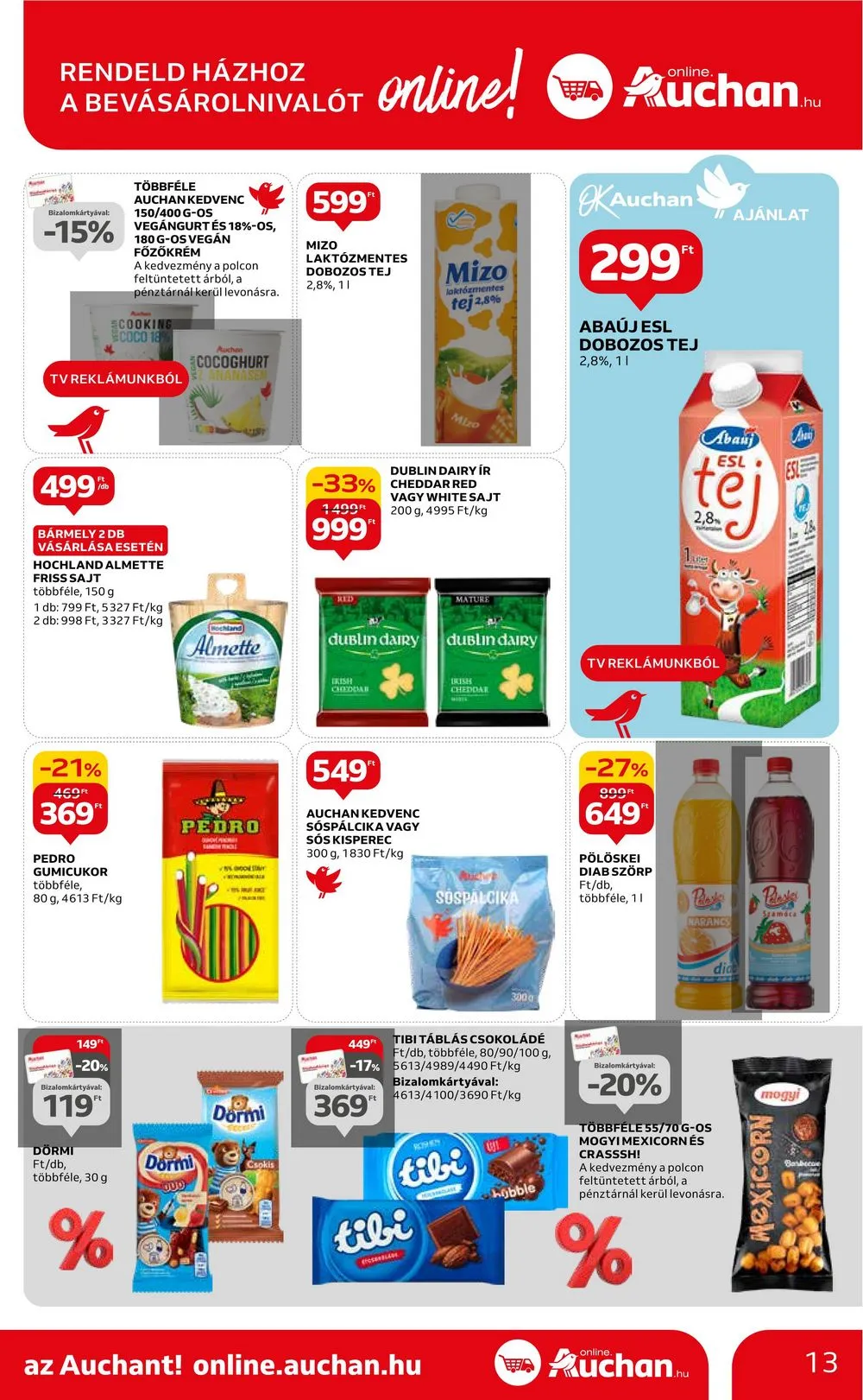 Auchan akciós újság Hipermarket 02.22–02.28 – 13. oldal