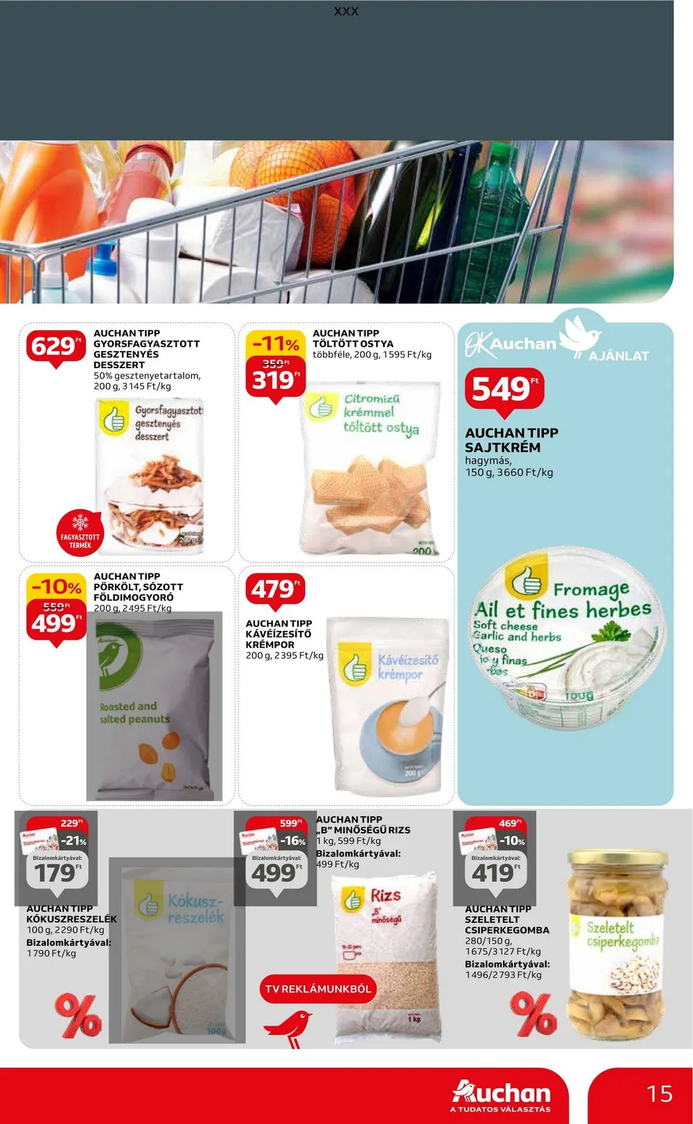 Auchan akciós újság Hipermarket 02.22–02.28 – 15. oldal