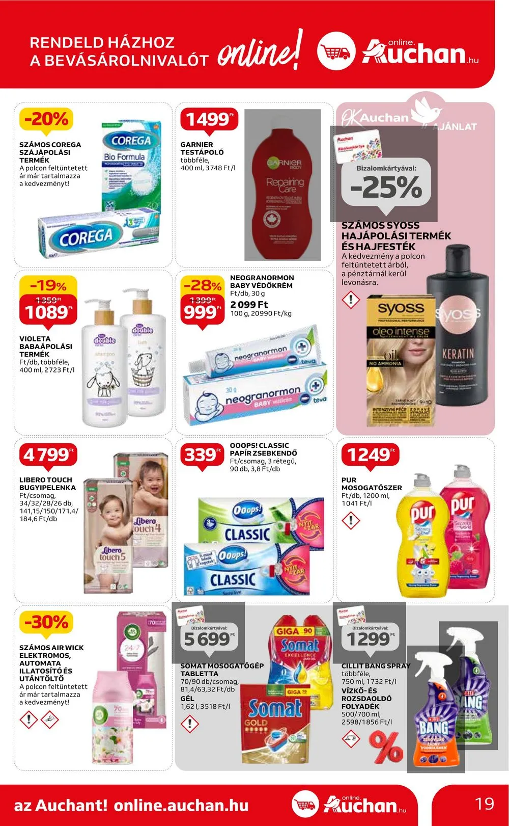 Auchan akciós újság Hipermarket 02.22–02.28 – 19. oldal