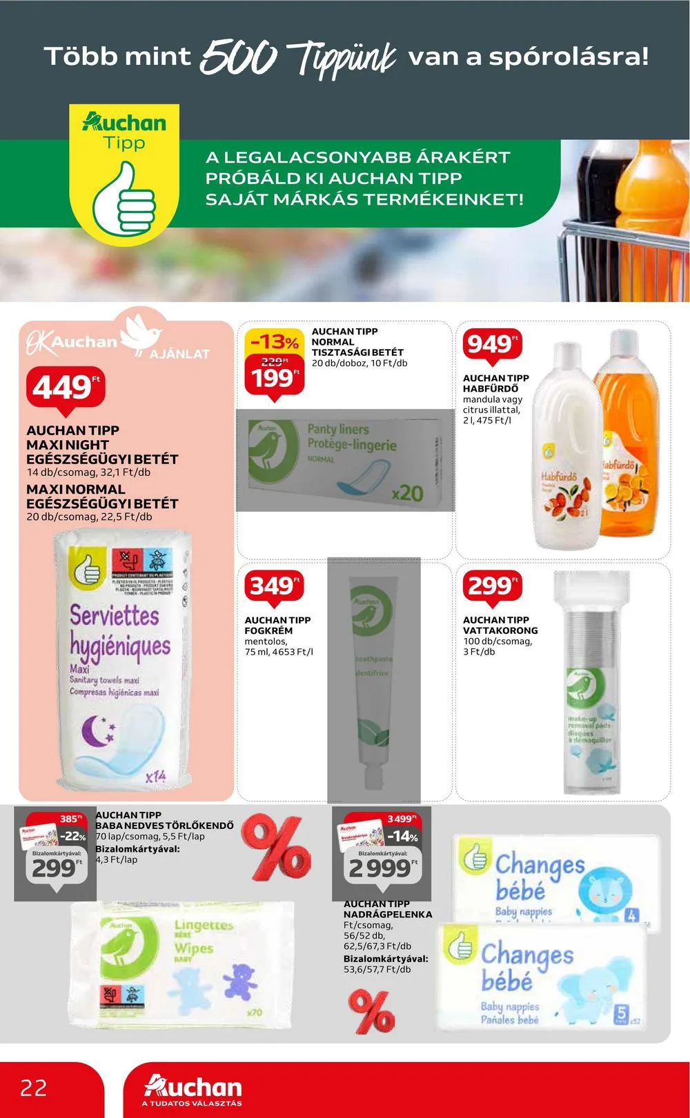 Auchan akciós újság Hipermarket 02.22–02.28 – 22. oldal
