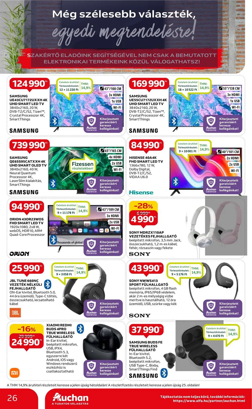 Auchan akciós újság Hipermarket 02.22–02.28 – 26. oldal