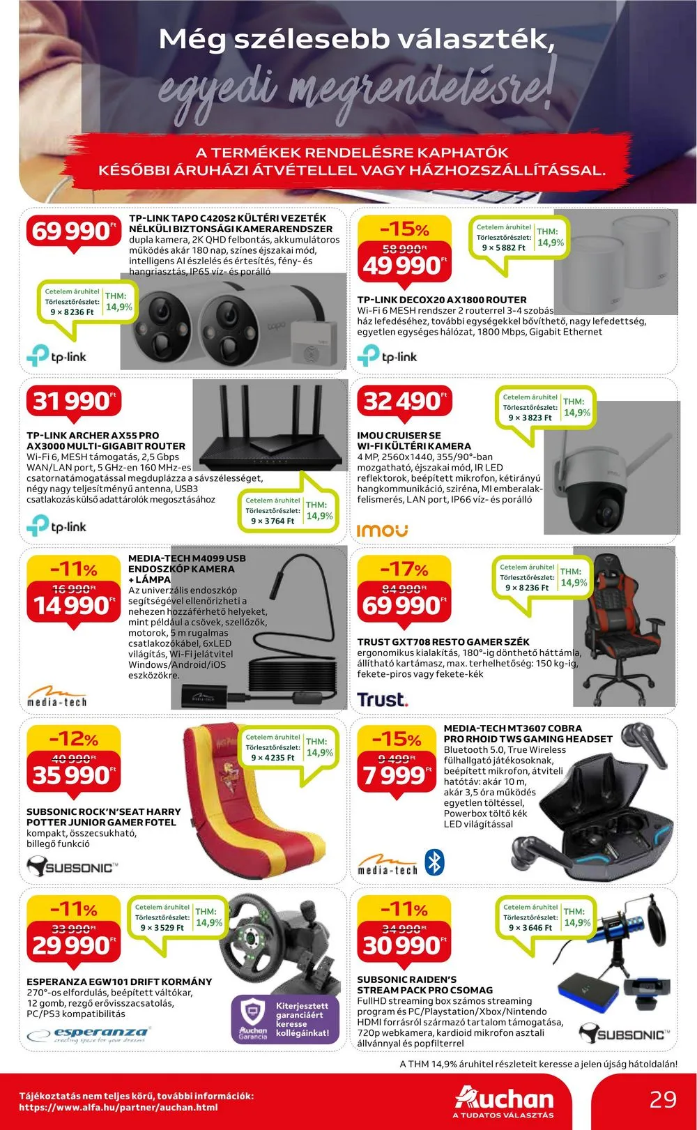 Auchan akciós újság Hipermarket 02.22–02.28 – 29. oldal